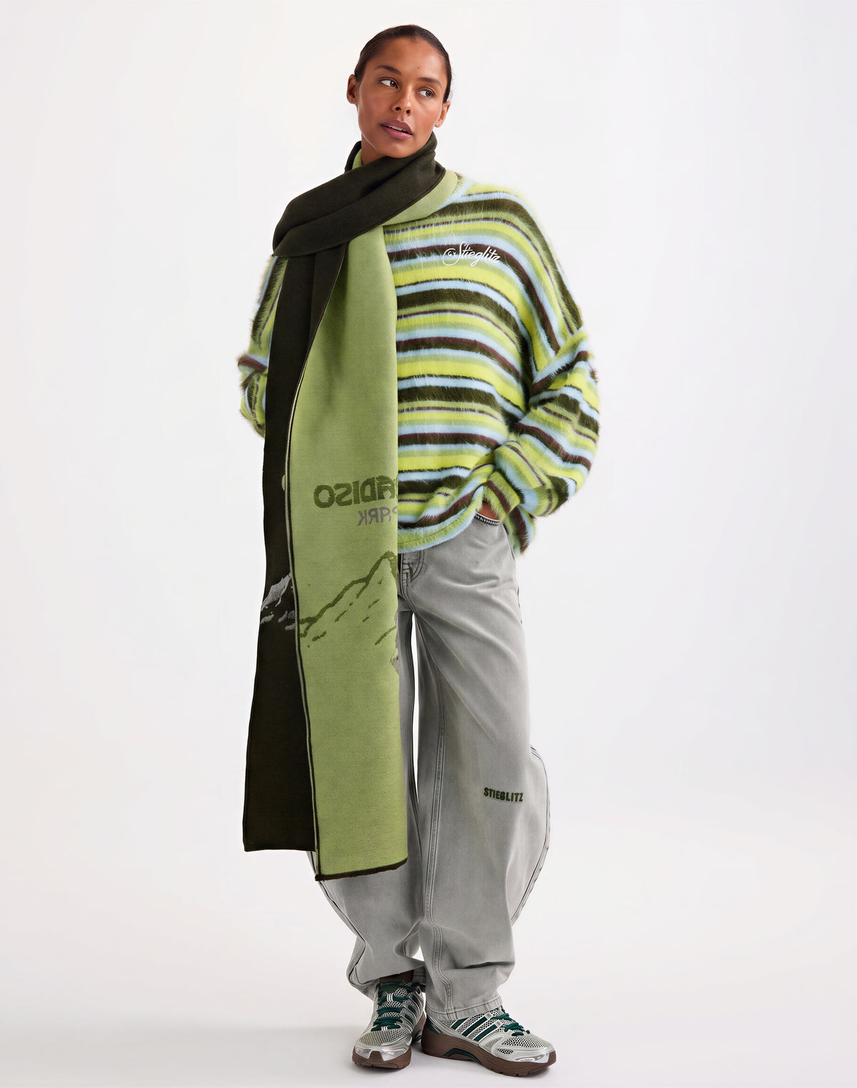 Benito balloon jeans - Green