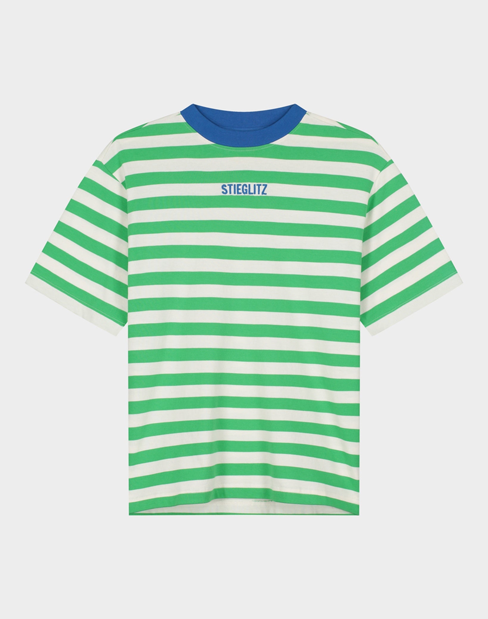 Caira regular T-shirt - green & blue