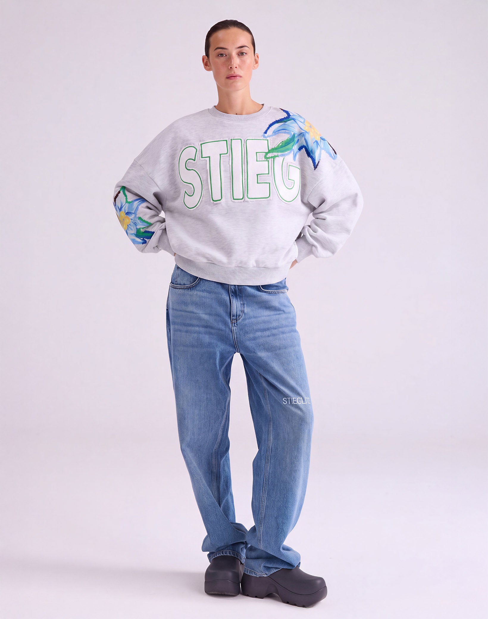 Eliza oversized sweater - Grey