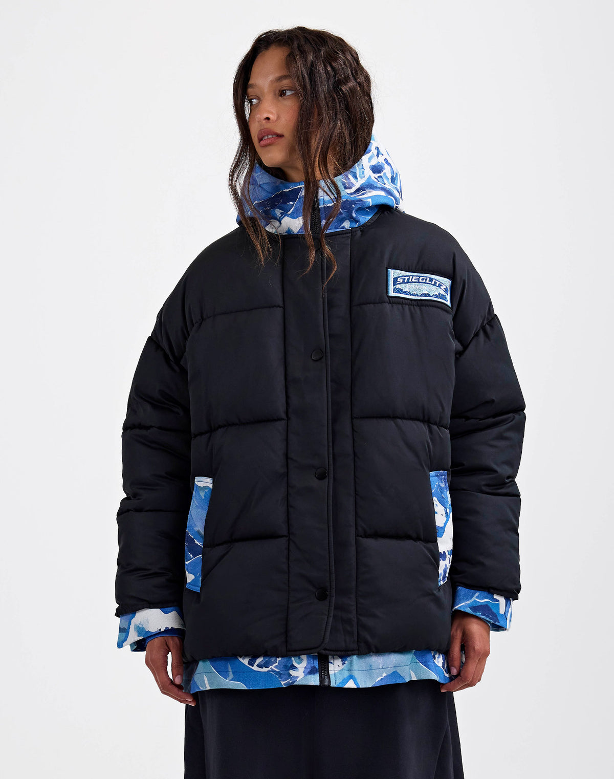 Sergio puffer jacket - Black