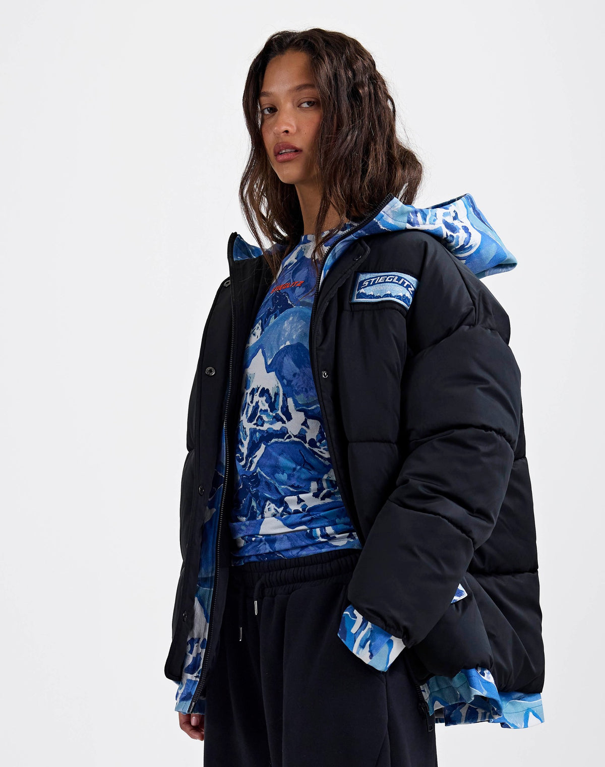Sergio puffer jacket - Black