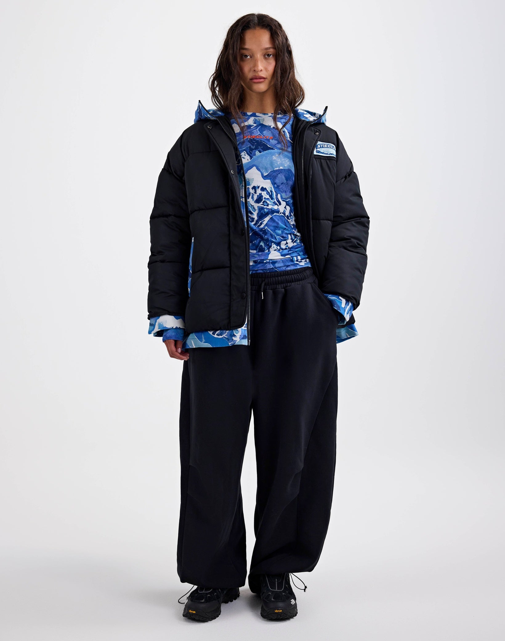 Sergio puffer jacket - Black