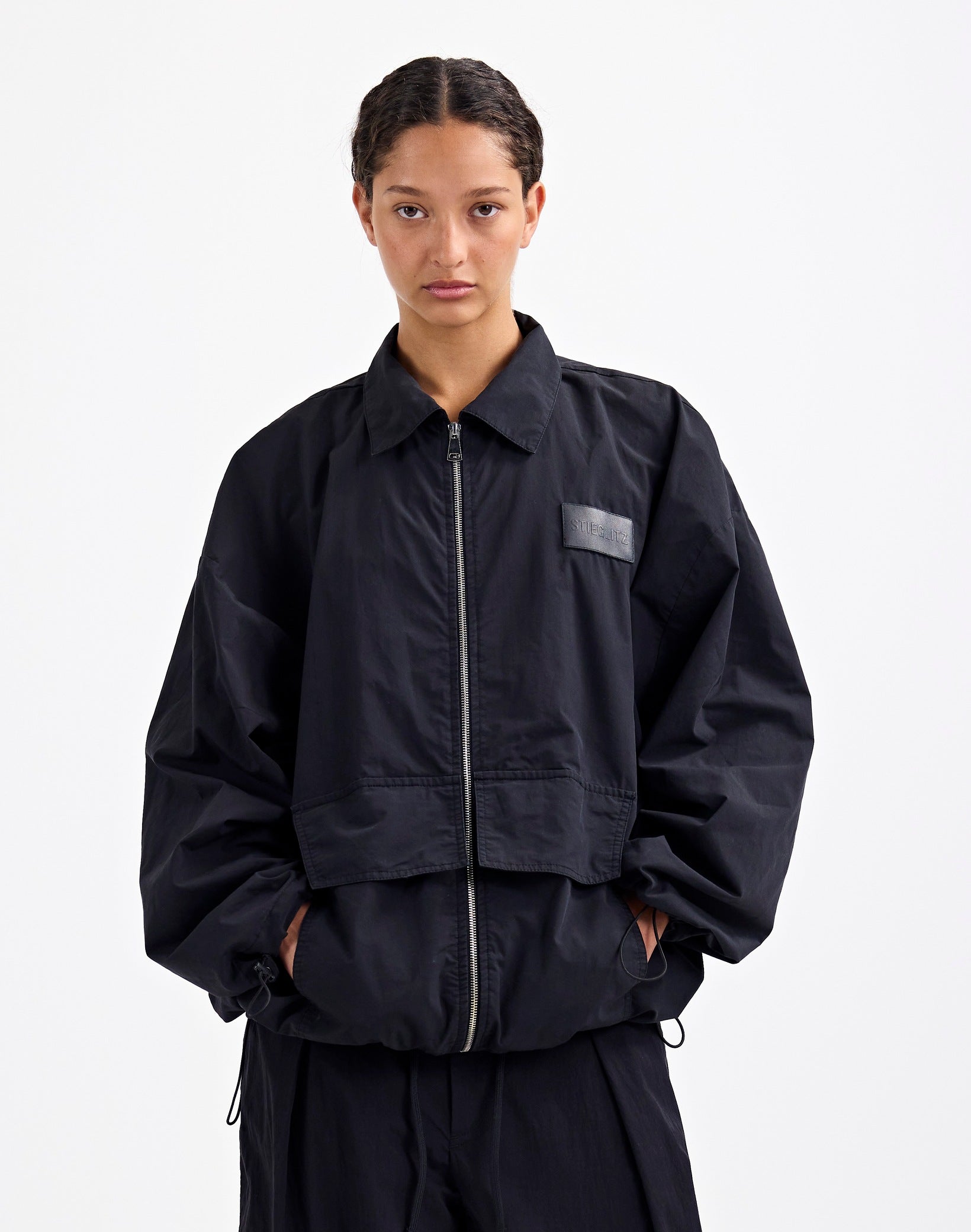 Paola zipper jacket - Black