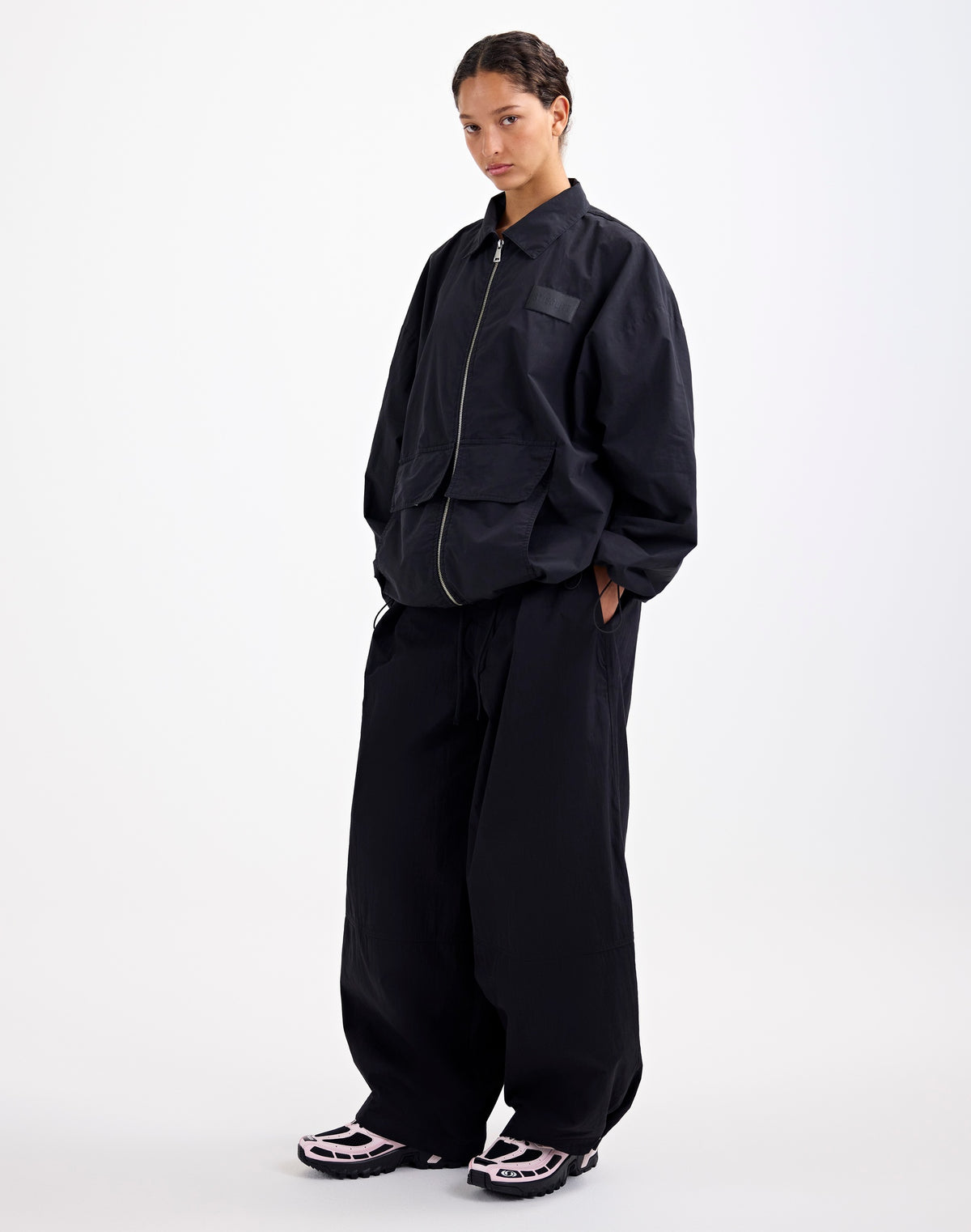 Paola zipper jacket - Black