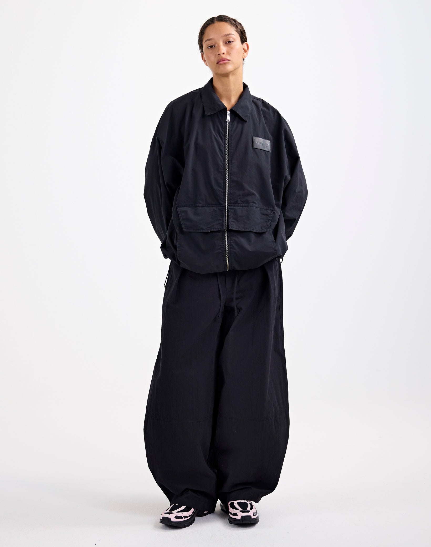Paola zipper jacket - Black