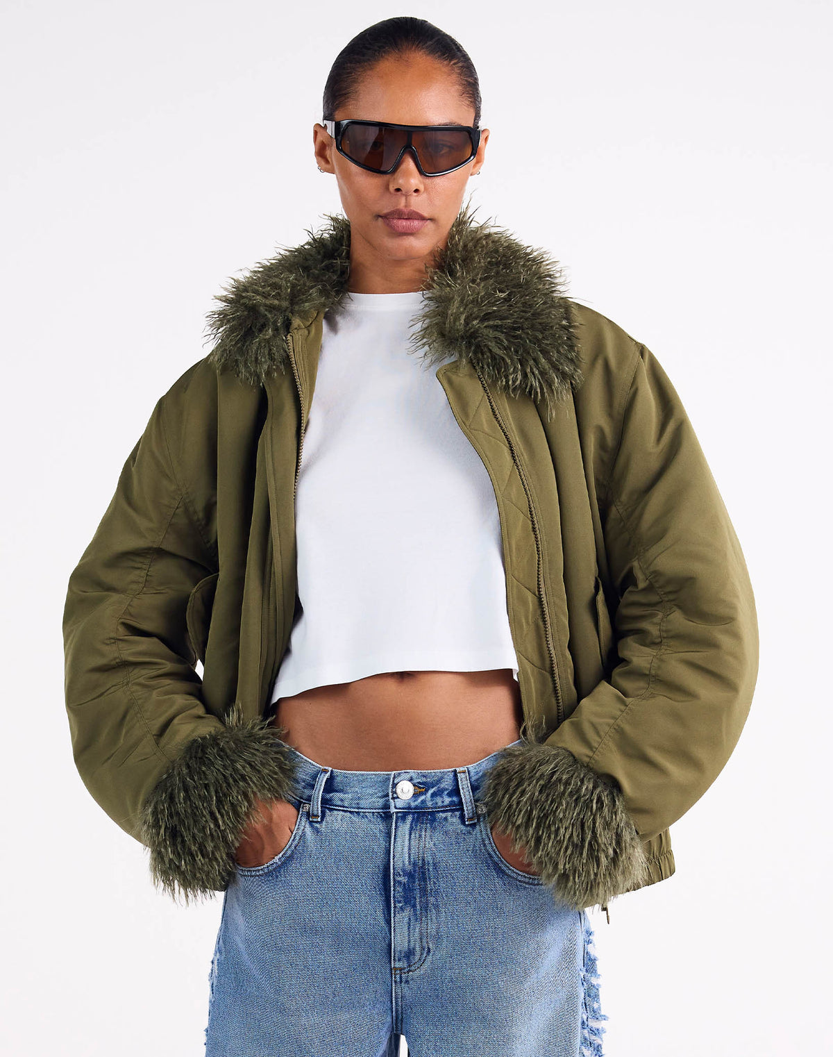 Nora bomber jacket - Green