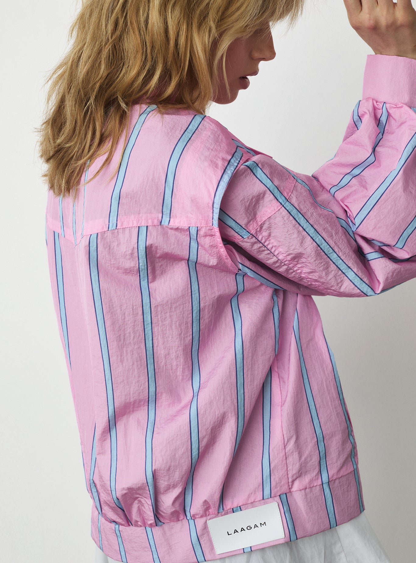 Watson bomber jacket - Pink stripes
