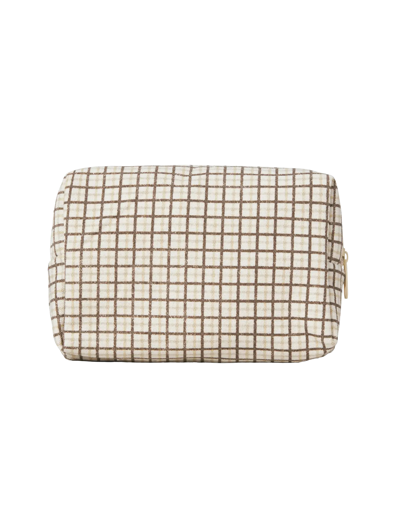 JXBETHANY COSMETIC BAG ACC - EGRET W. CHECK
