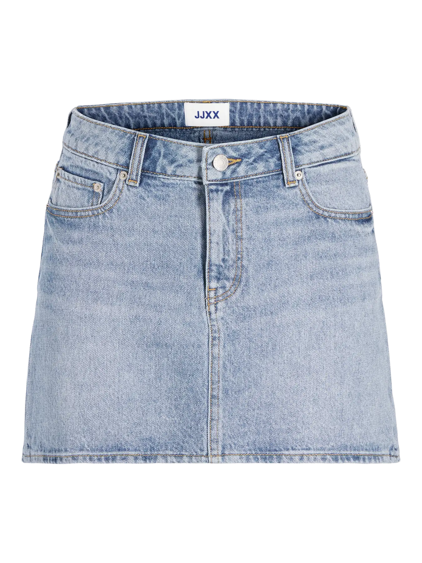 JXLAURA MW SKIRT - LIGHT BLUE DENIM