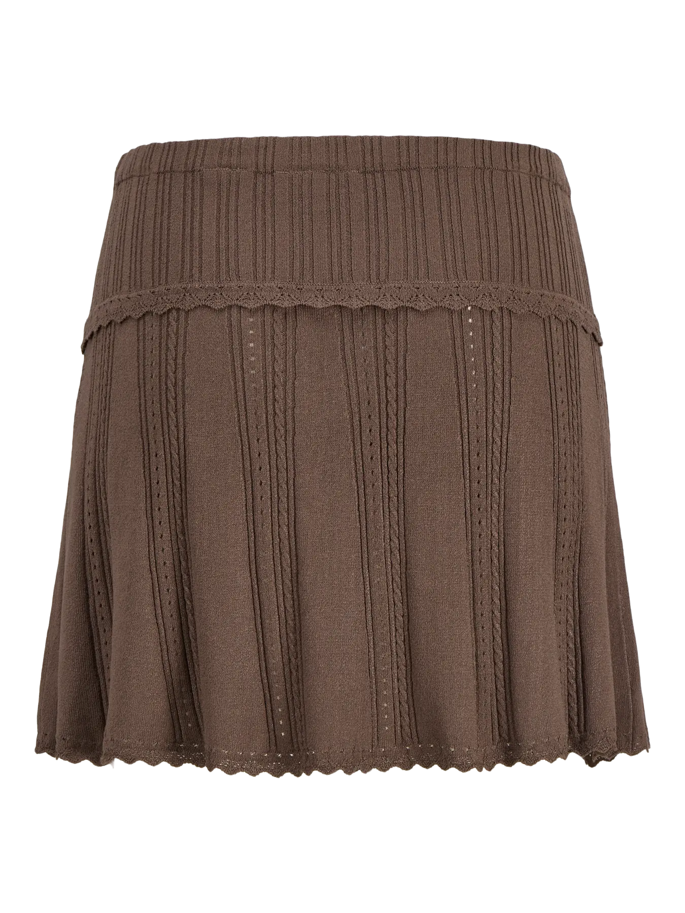 JXGIANNA SKIRT KNIT - CHOCOLATE MARTINI