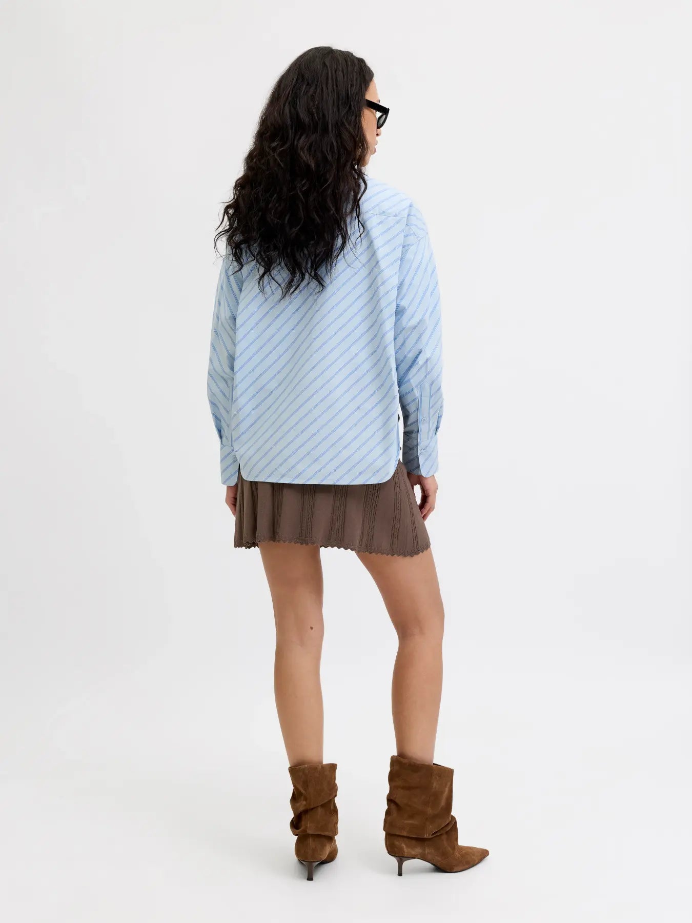 JXGIANNA SKIRT KNIT - CHOCOLATE MARTINI