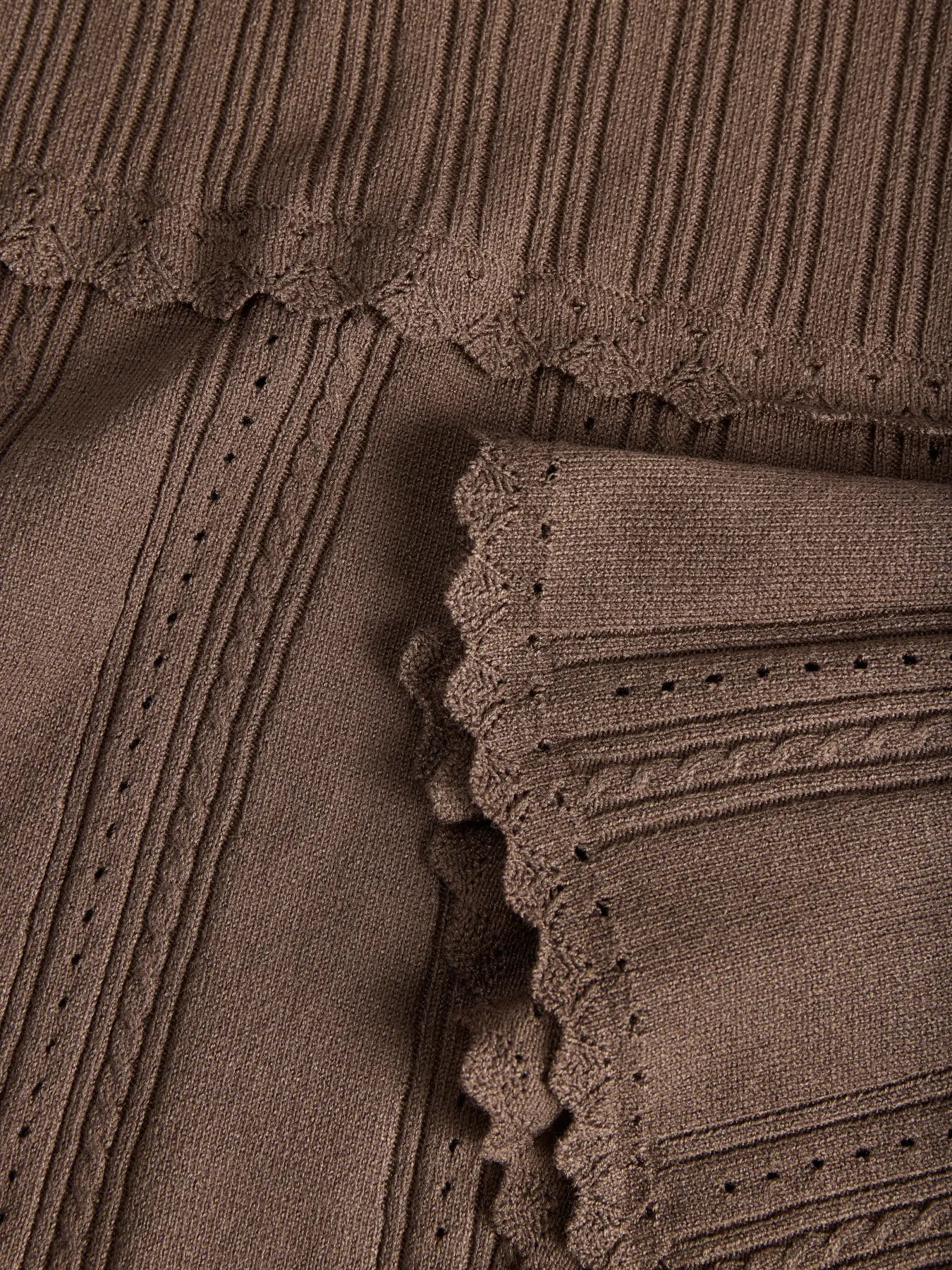 JXGIANNA SKIRT KNIT - CHOCOLATE MARTINI