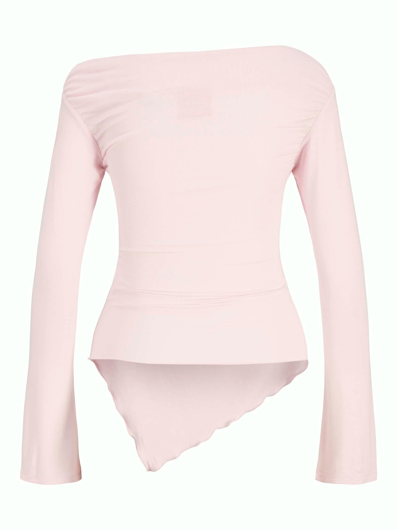 JXTHEA ASYM TOP - PINK LADY