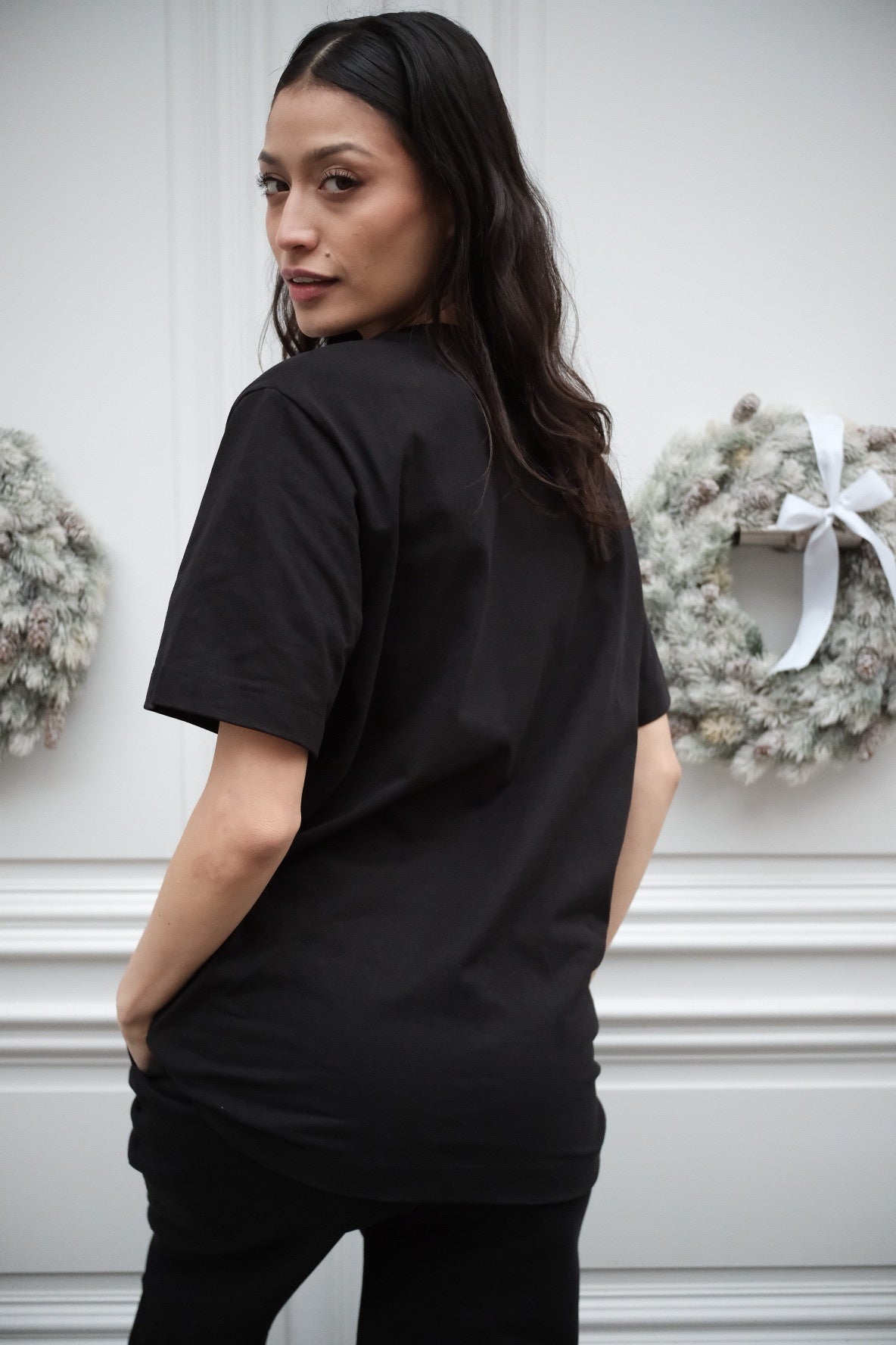 Miamor unisex T-shirt zwart - logo op de voorkant