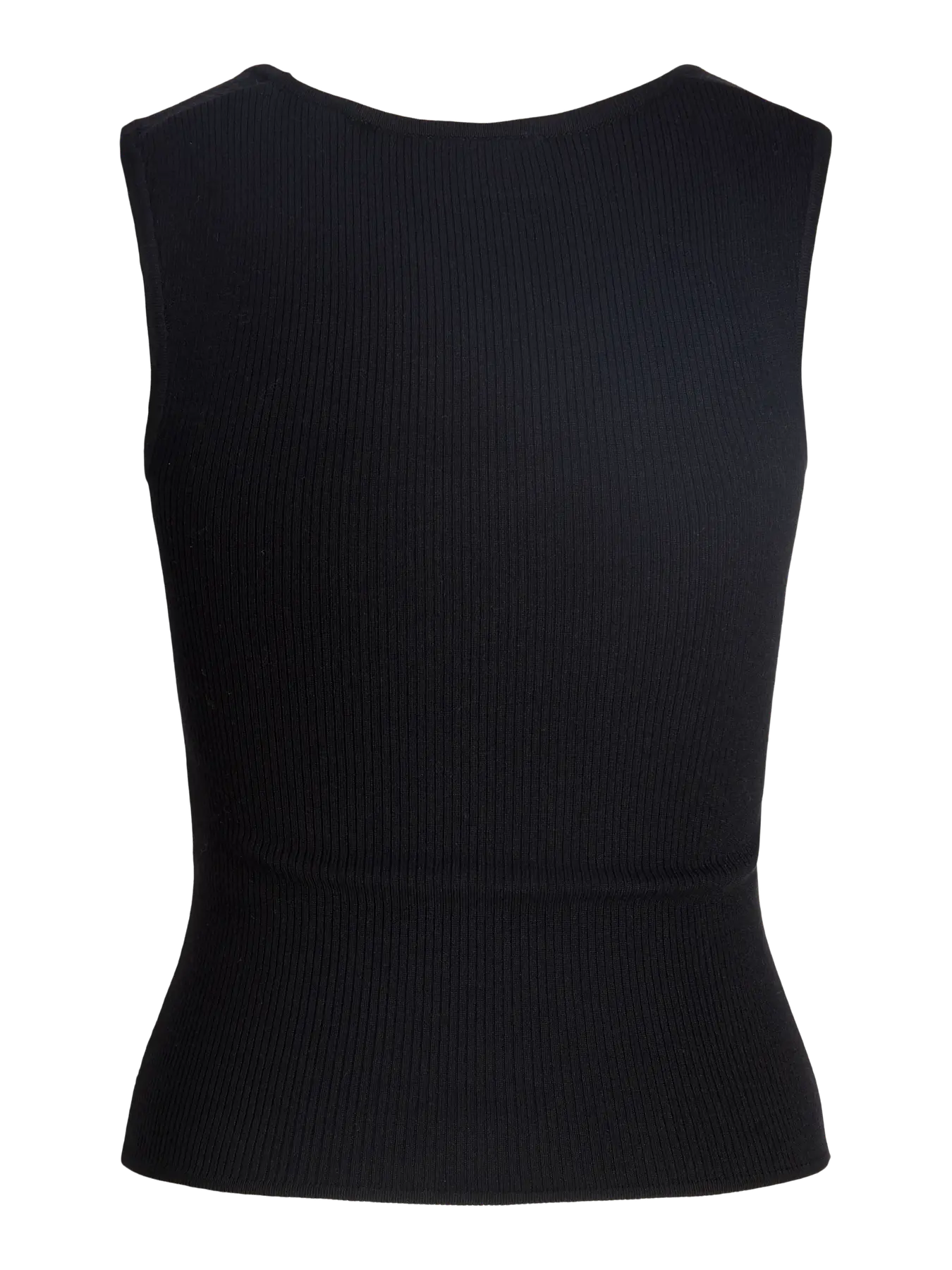 JXPOSIE SQUARE NECK TOP KNIT - BLACK