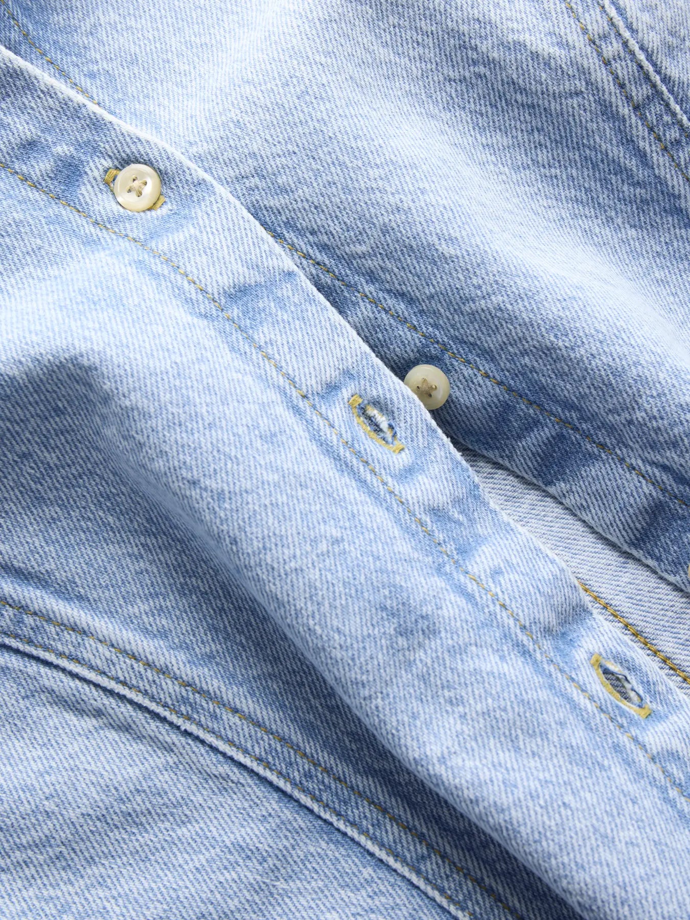 JXMINA DENIM SHIRT R338 - LIGHT BLUE DENIM