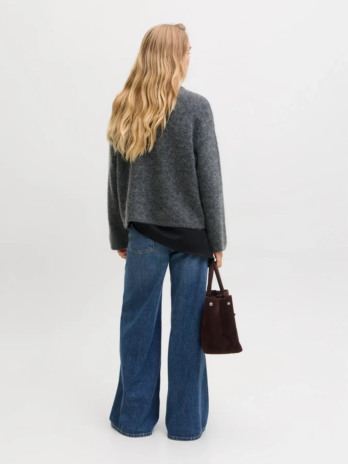 JXMARSHA WOOL BLEND CREW NECK KNIT