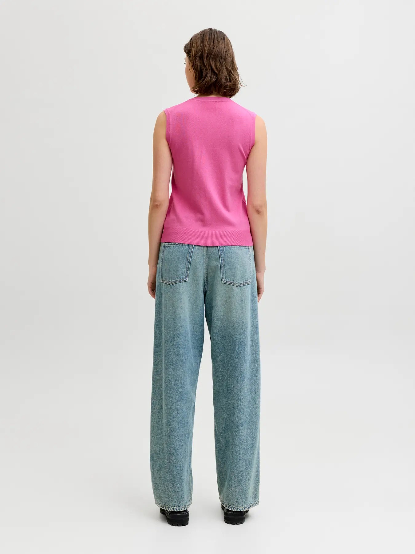 JXOPHELIA CARDIGAN KNIT VEST - FIJI FLOWER