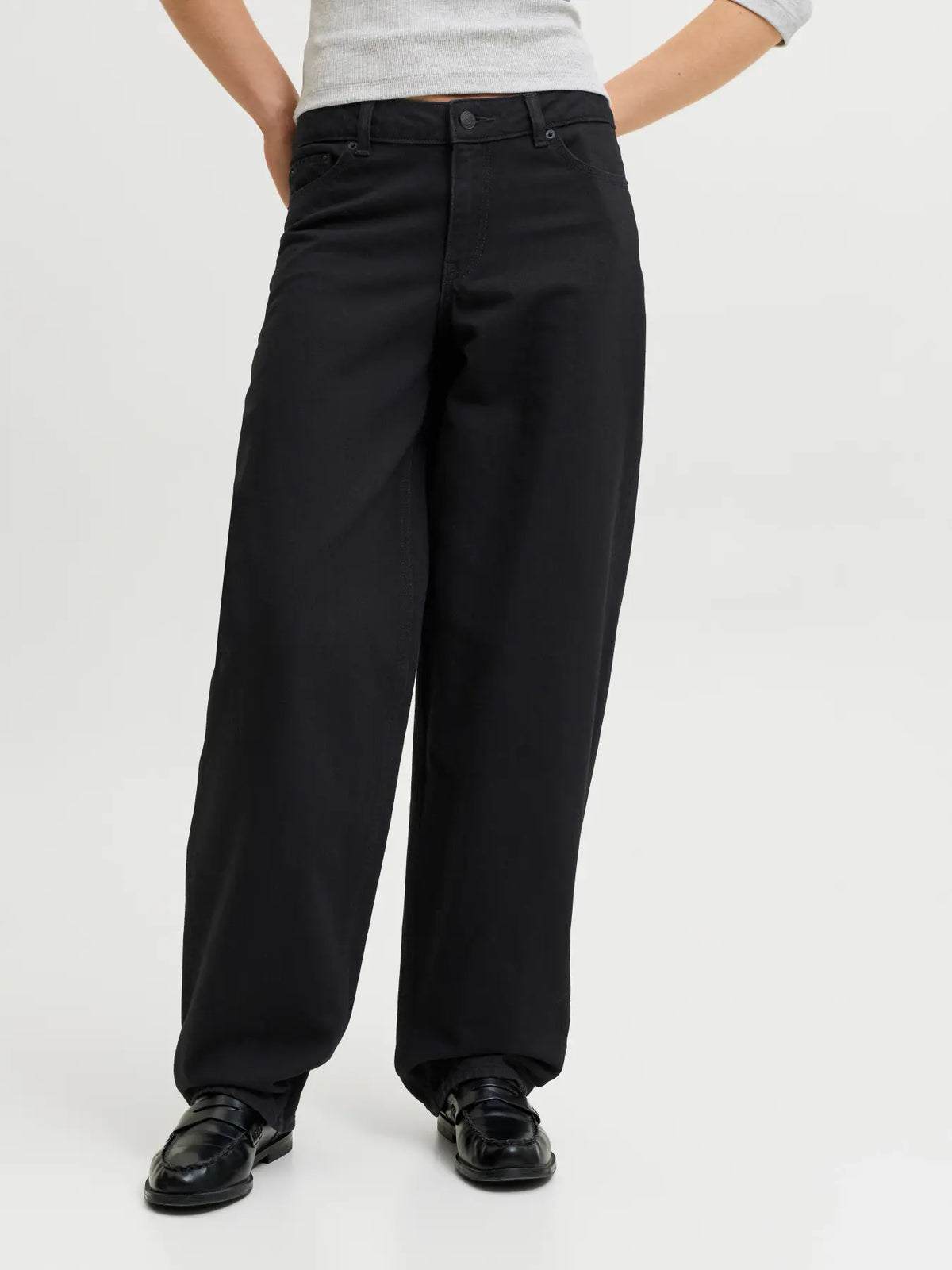 JXFUJI BARREL JEANS - BLACK