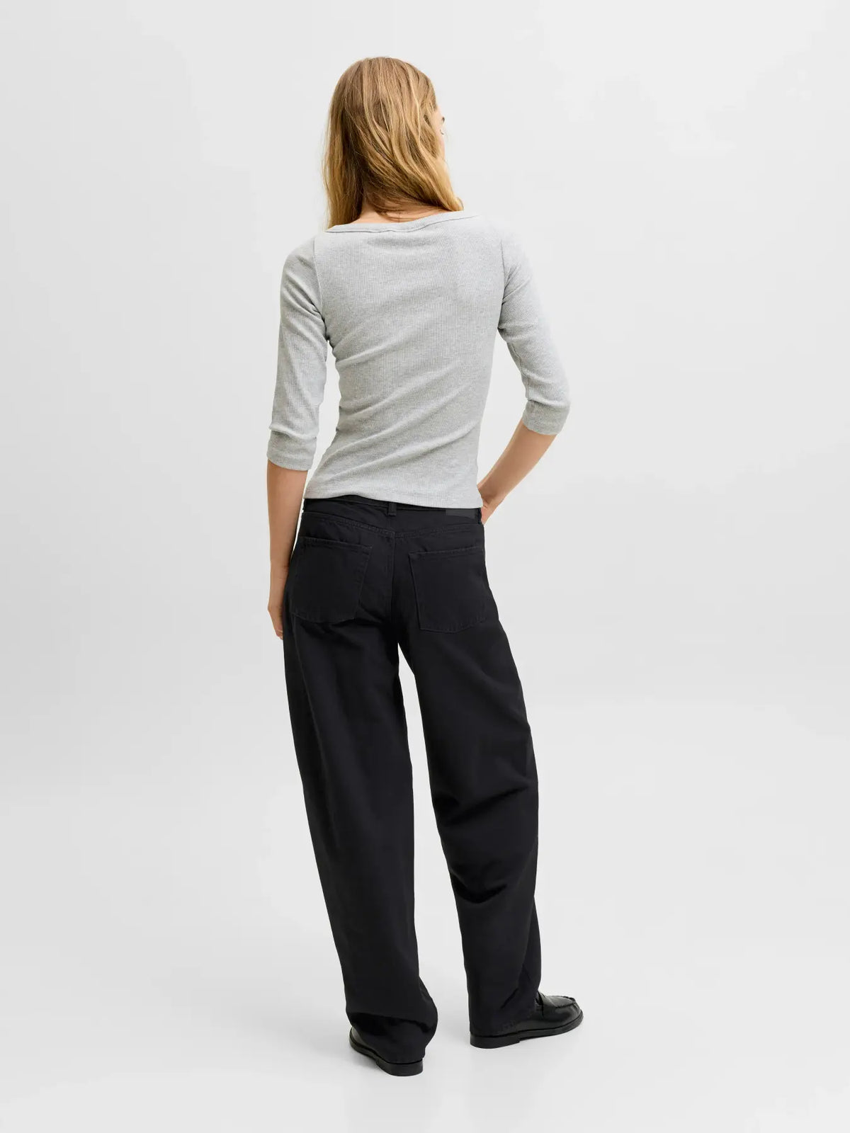 JXFUJI BARREL JEANS - BLACK