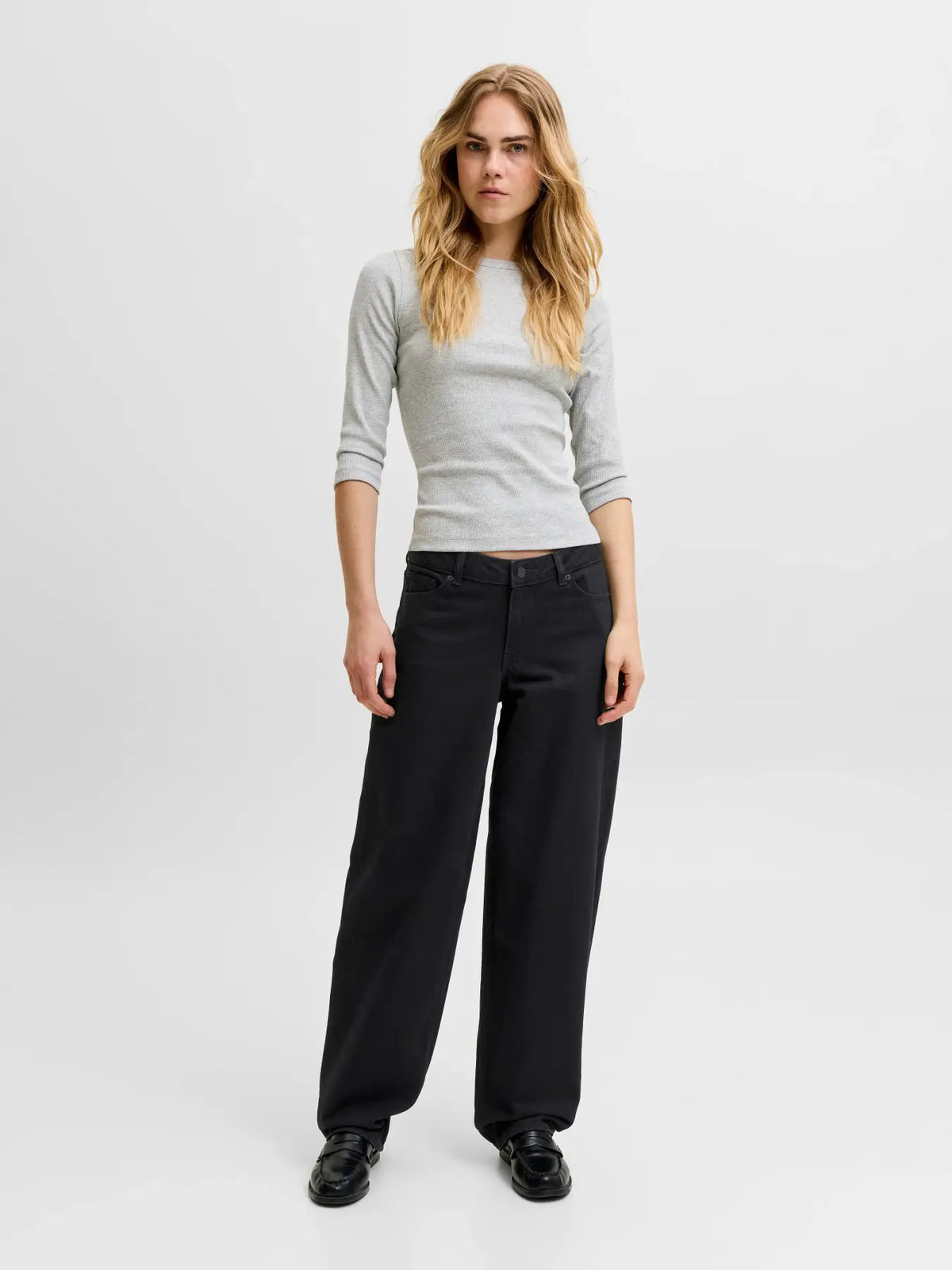 JXFUJI BARREL JEANS - BLACK