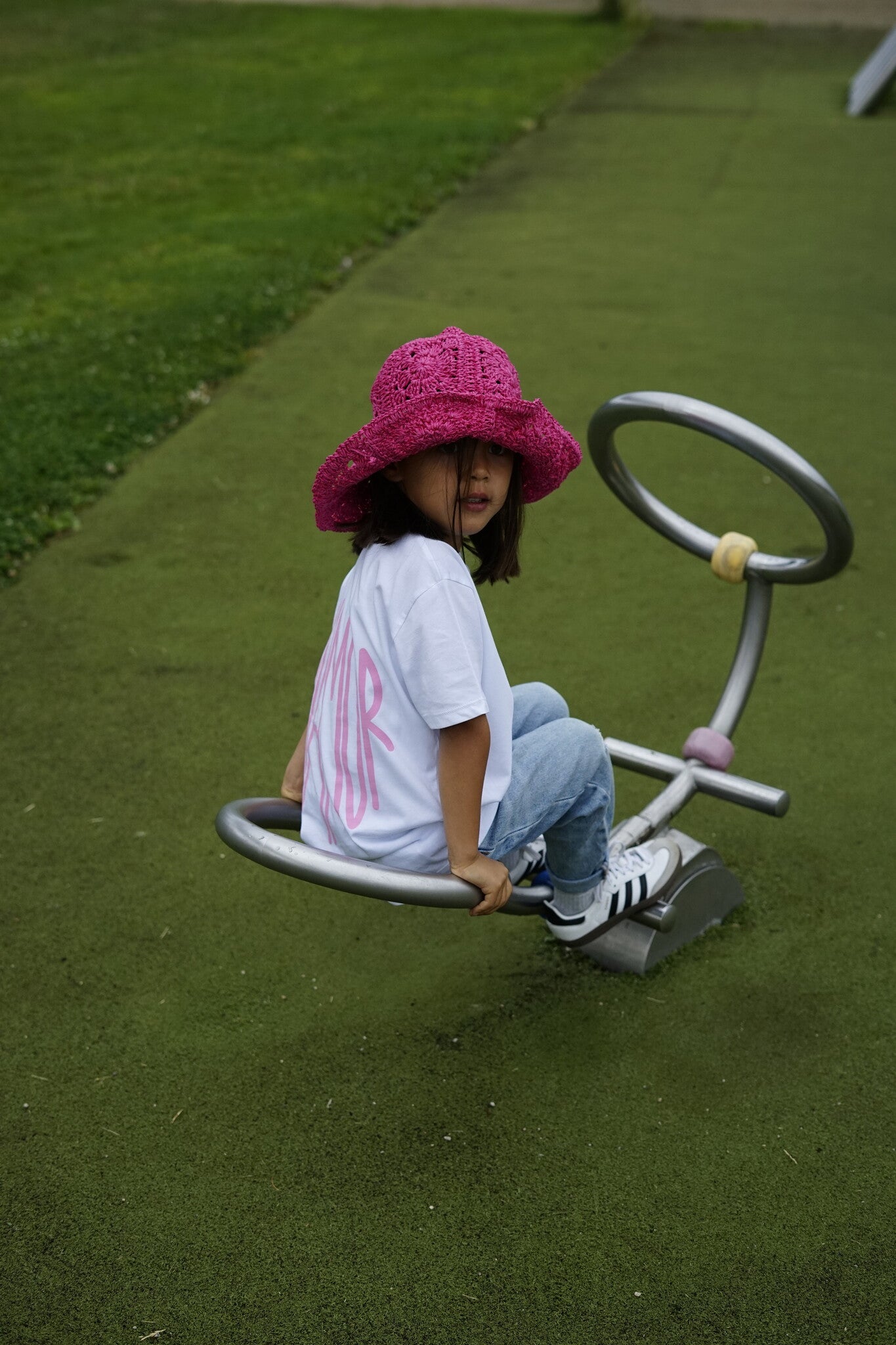 T-shirt blanc Mini Miamor - rose pâle