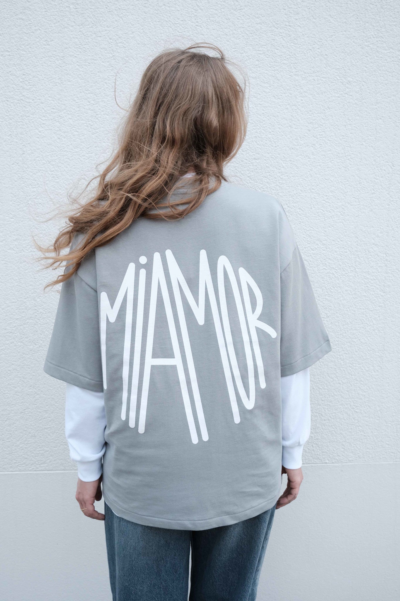 Miamor unisex superheet T-shirt - steengrijs