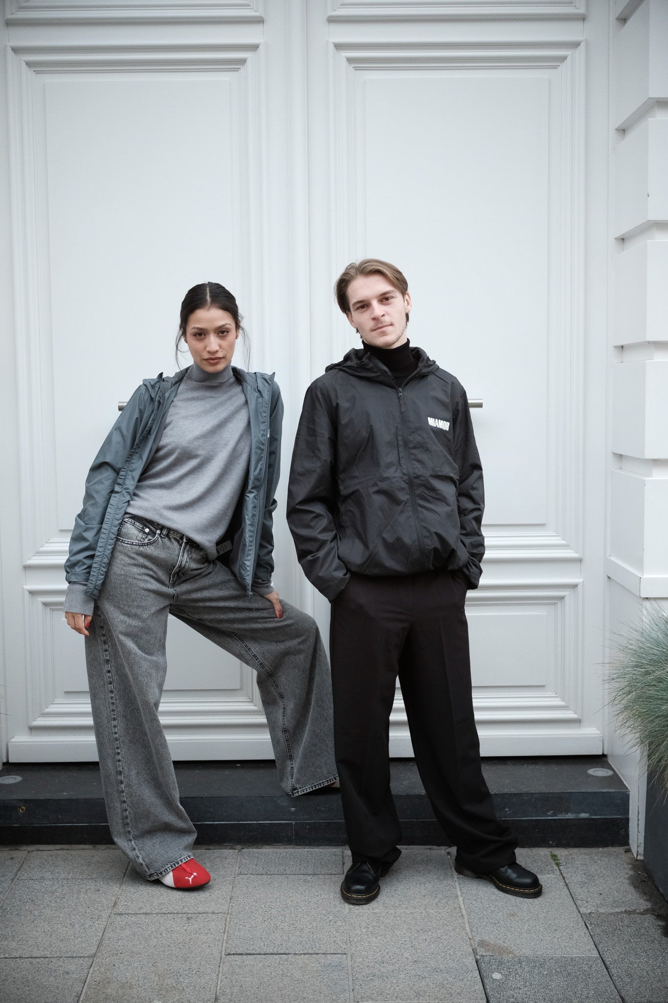 Miamor rain jacket - deep grey