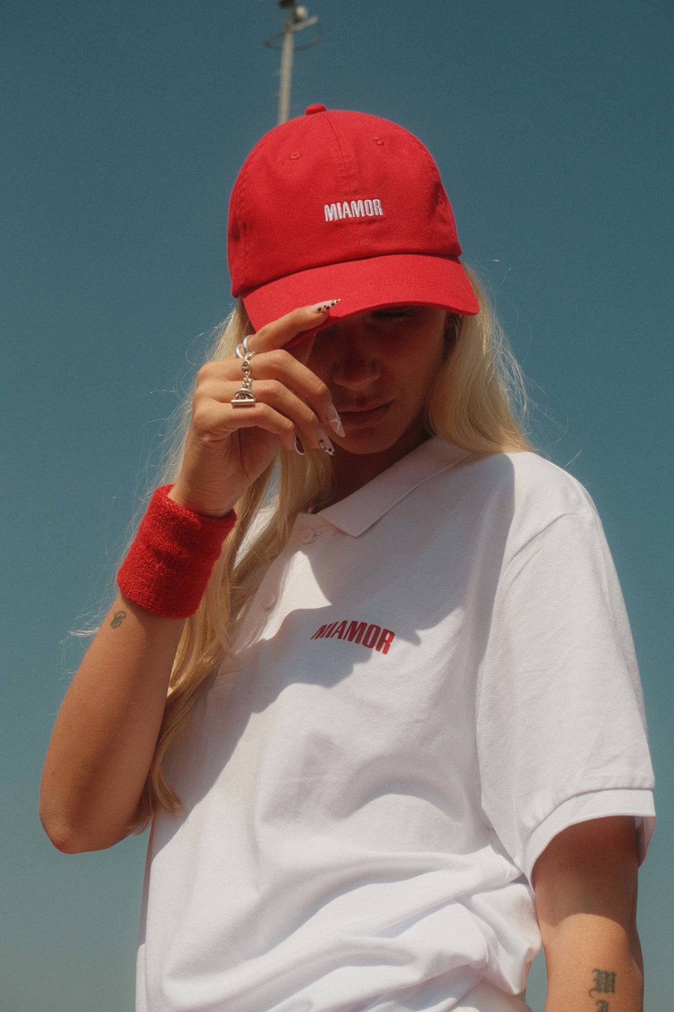 Miamor baseballpet - rood