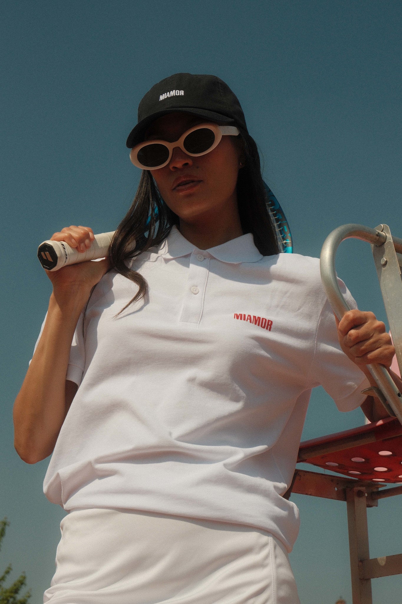 Miamor baseballpet - zwart