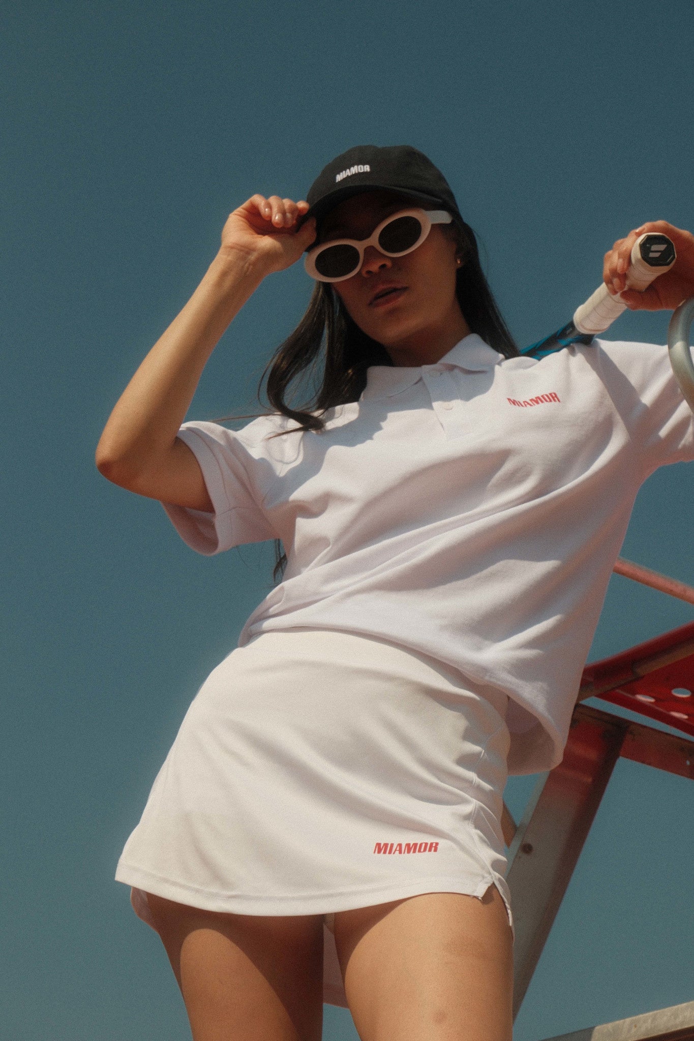 Miamor baseballpet - zwart