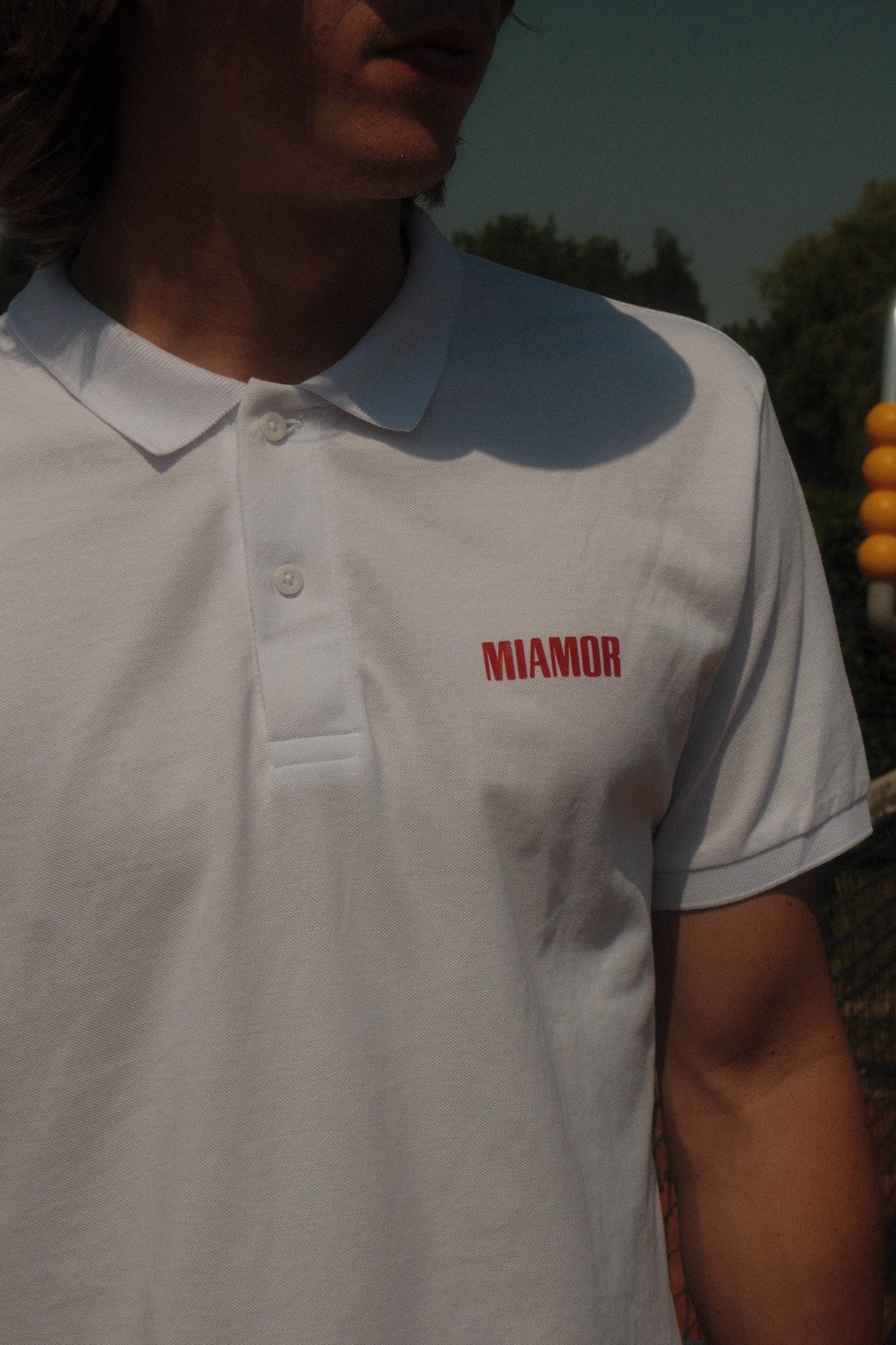Miamor unisex tennis polo - white