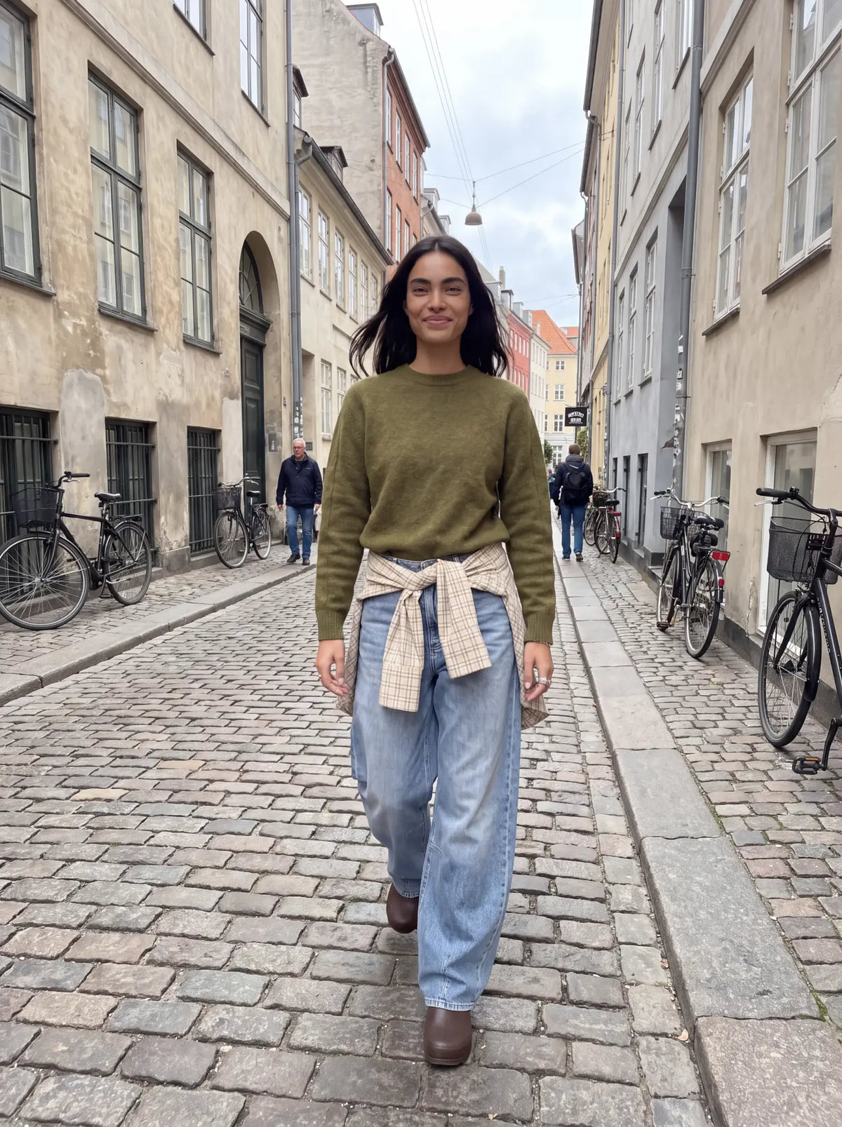 JXVALERIA CREW NECK KNIT - NUTRIA