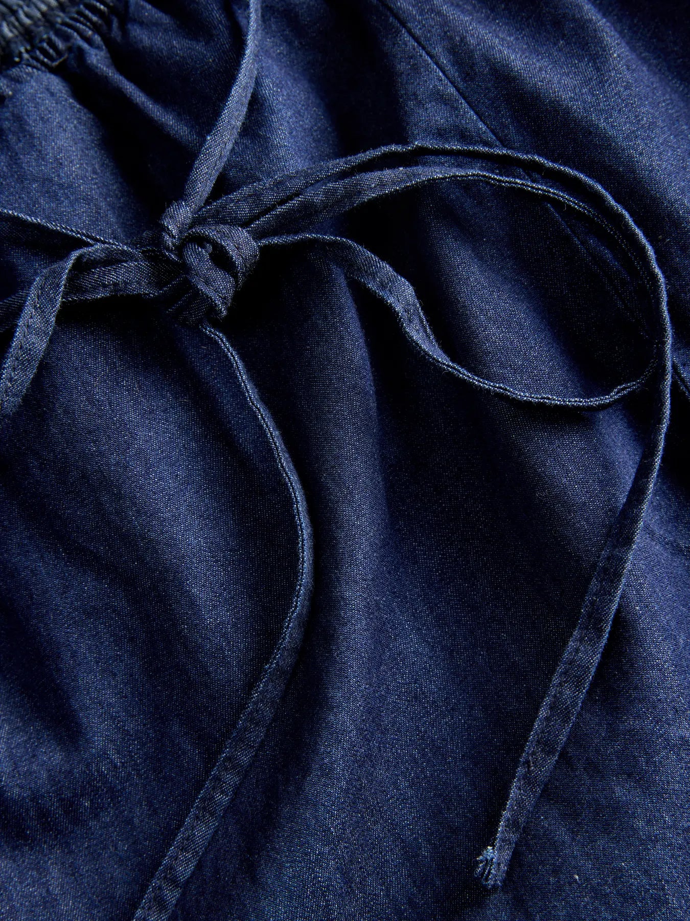 JXDEBBY CHAMBREY DRESS - DARK BLUE DENIM