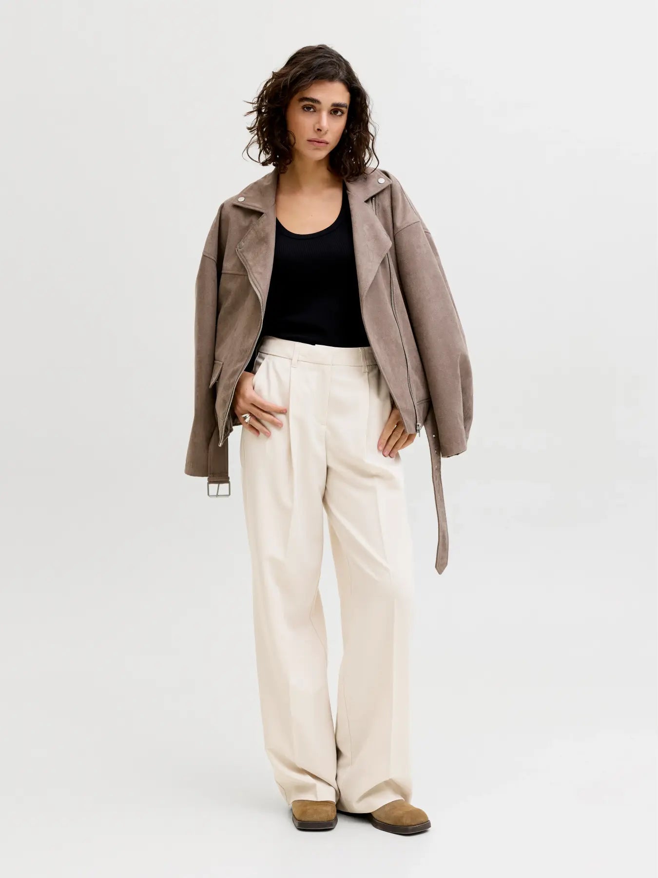 JXAYA ELLIS WIDE PANT - MOONBEAM