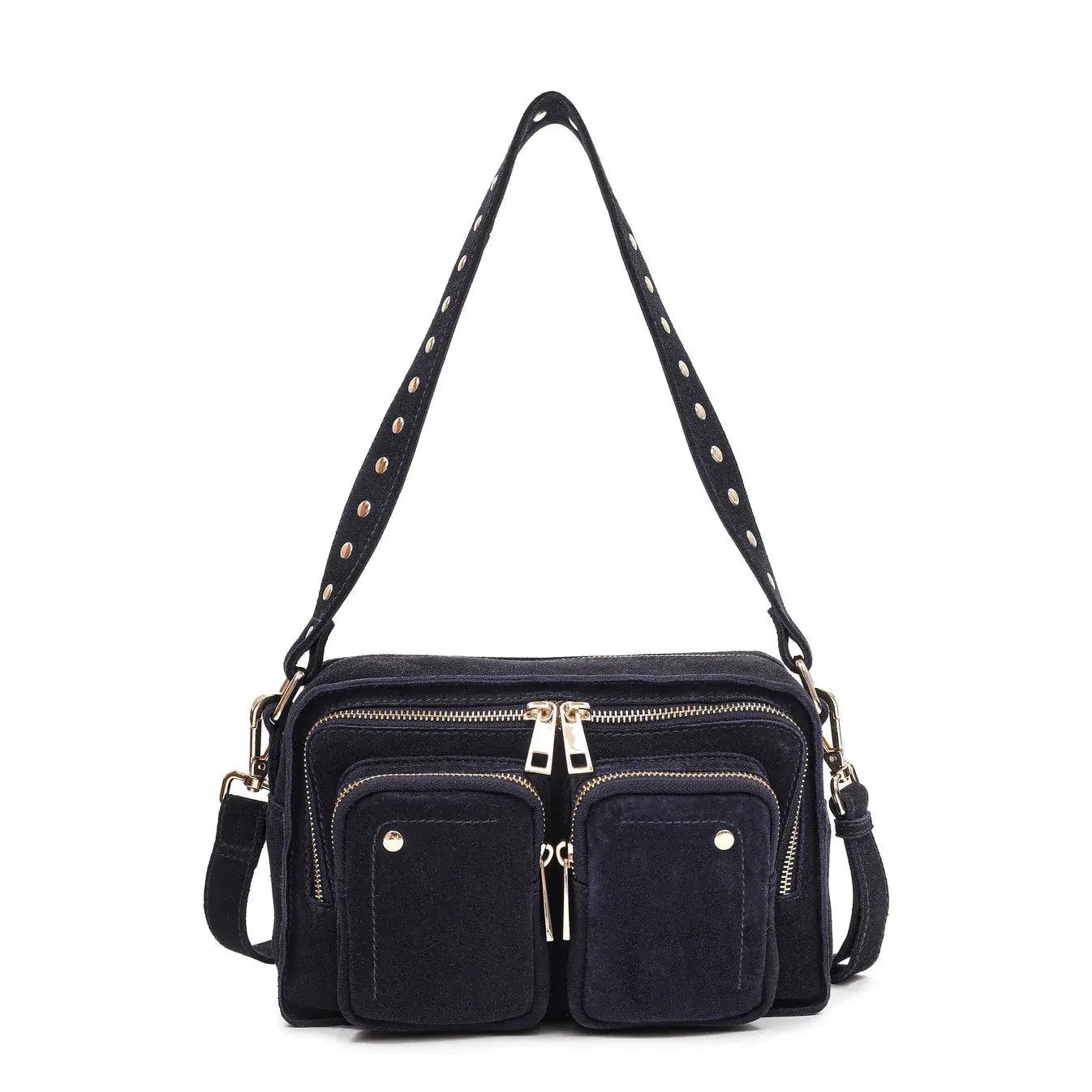 Ellie suede bag - navy