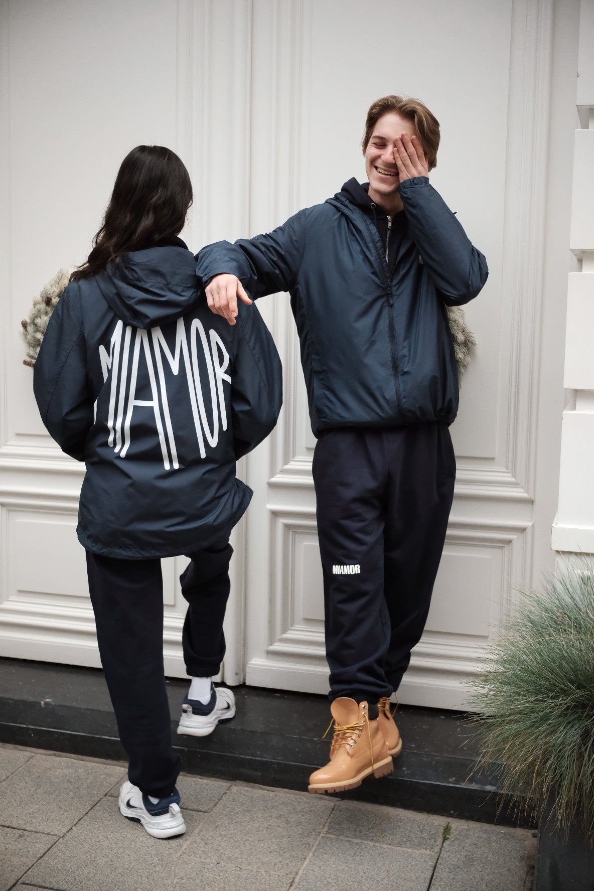 Miamor rain jacket - navy