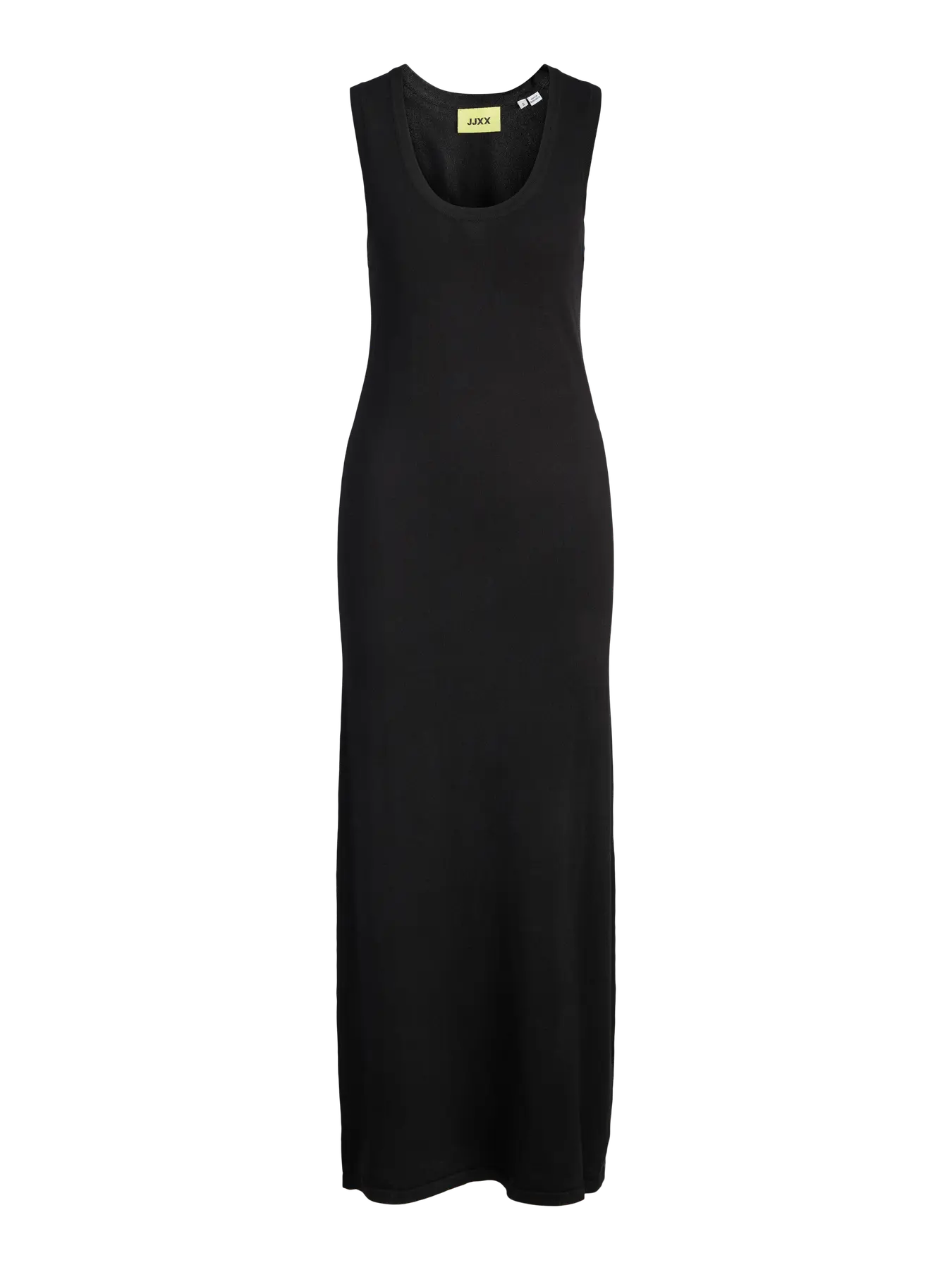 JXMINA COMFY LONG DRESS KNIT - BLACK