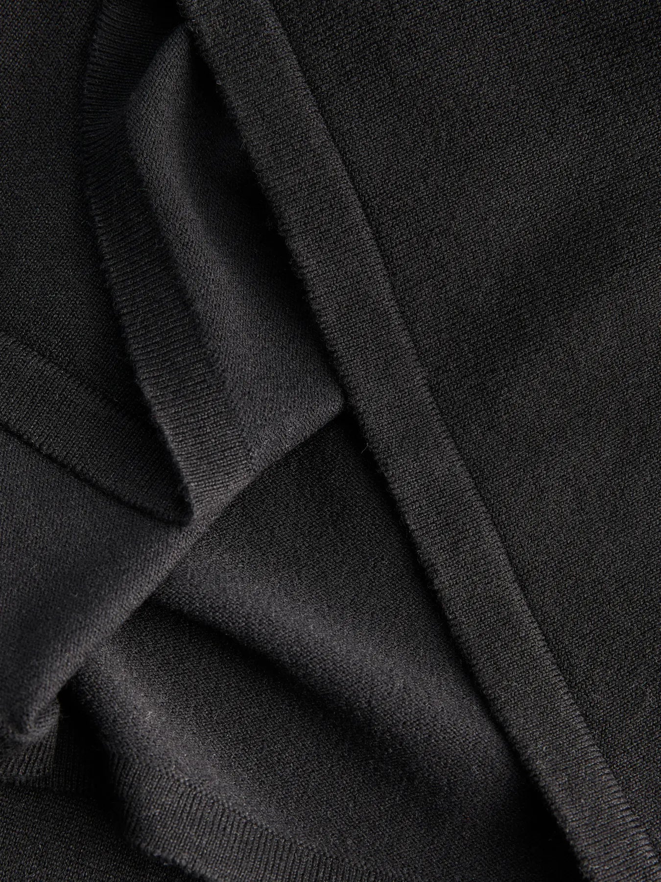 JXMINA COMFY LONG DRESS KNIT - BLACK