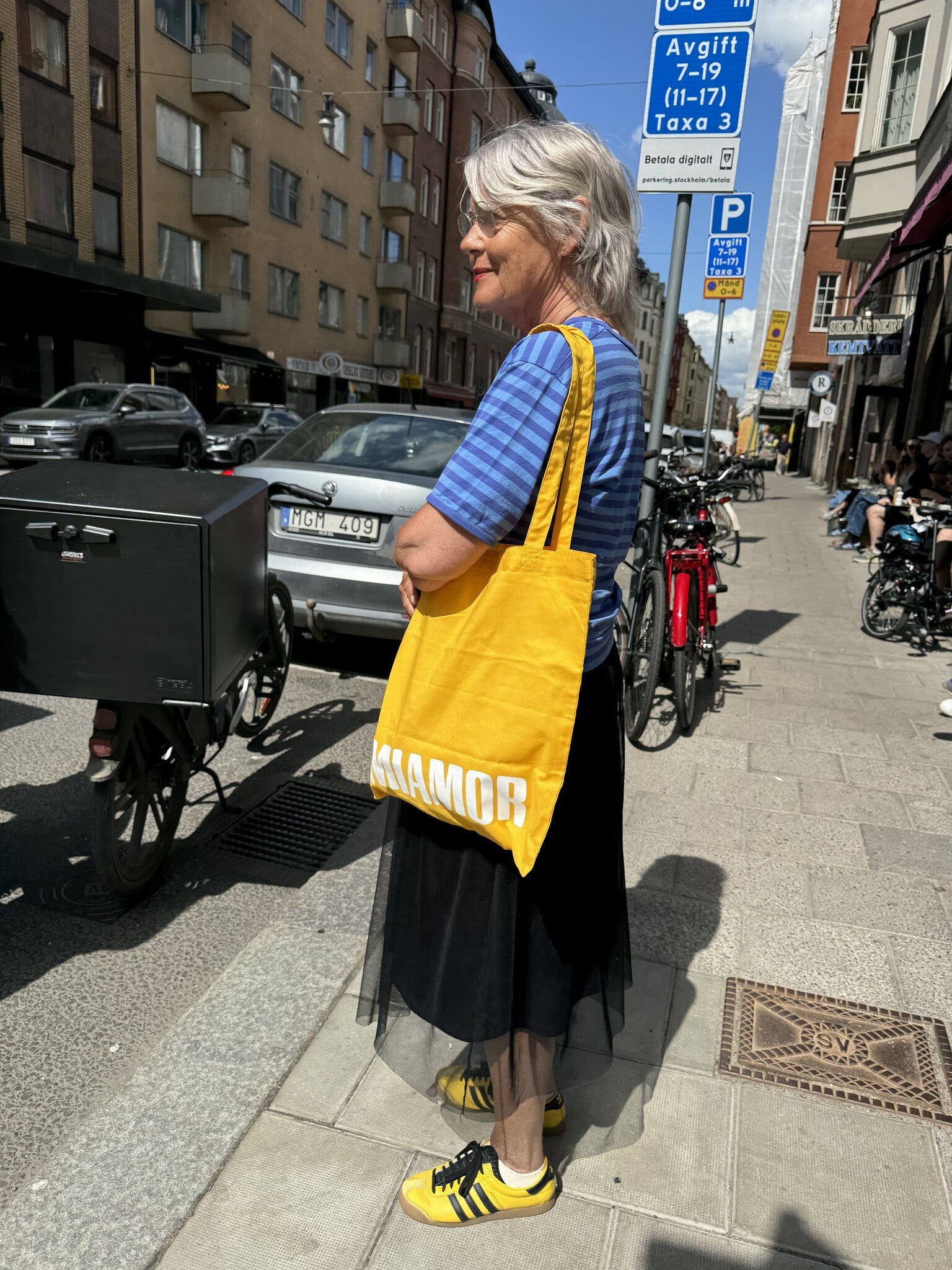 Miamor draagtas - geel