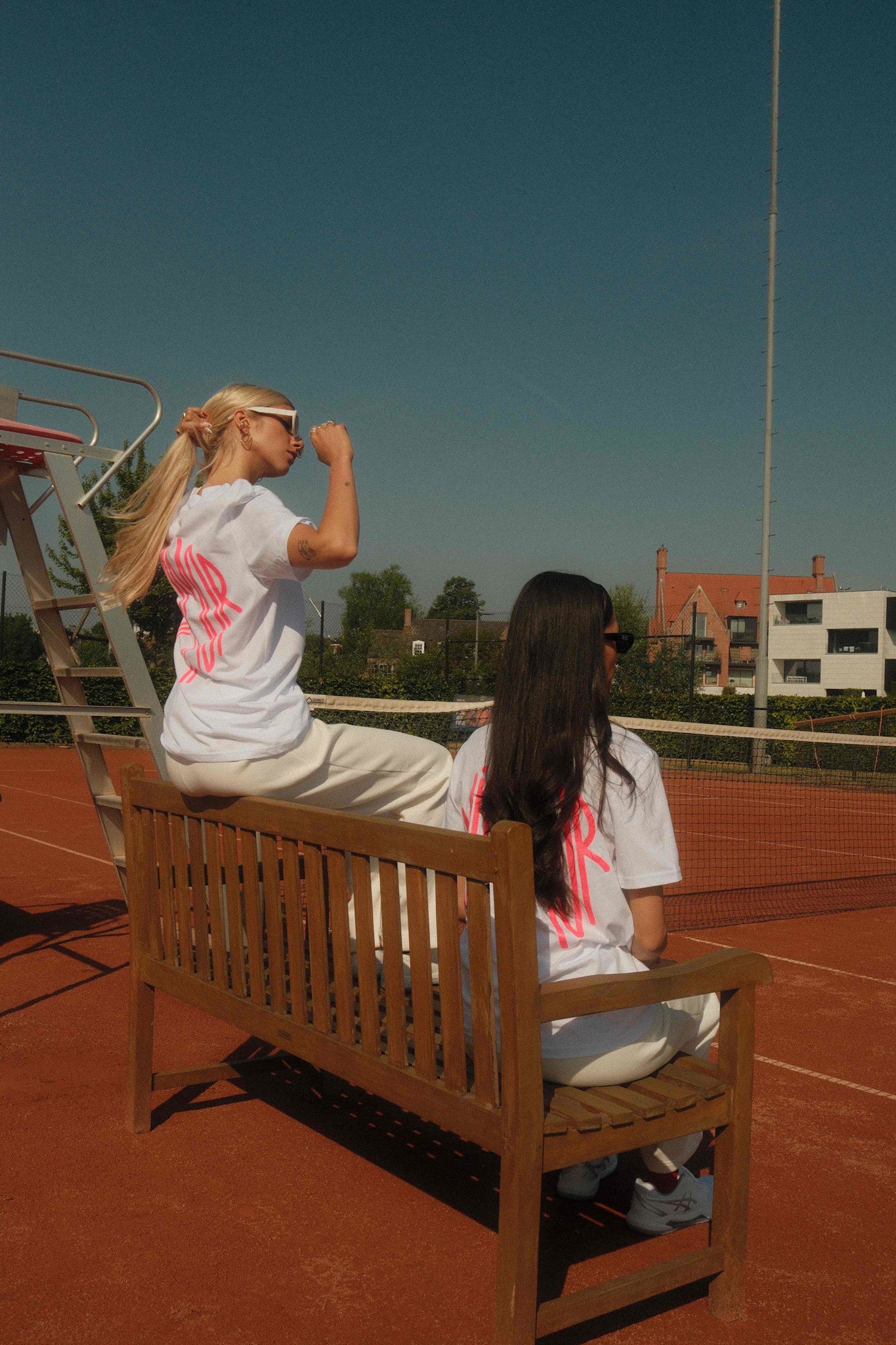 Miamor unisex T-shirt wit - neonroze