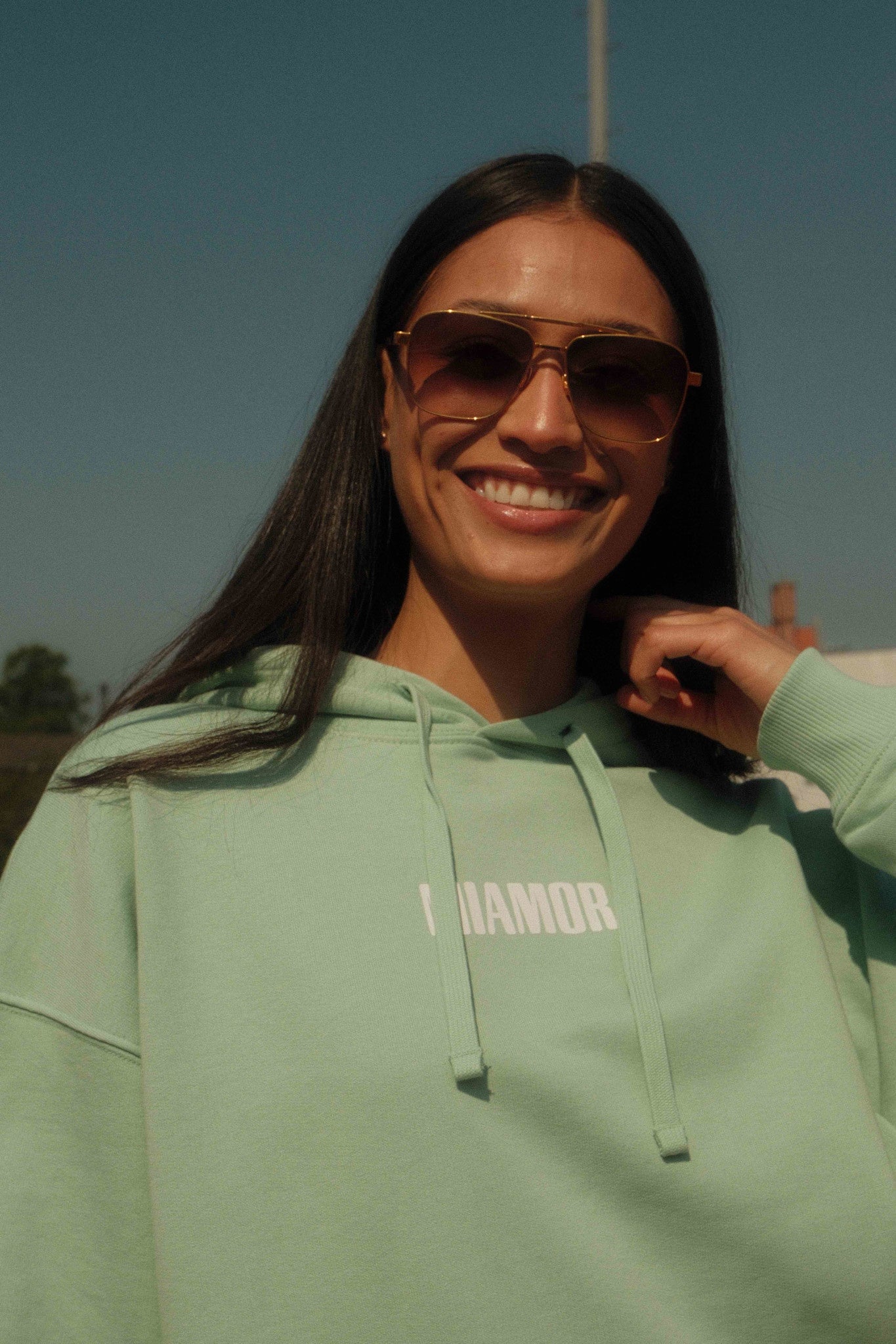 Miamor Supreme unisex hoodie - cool groen