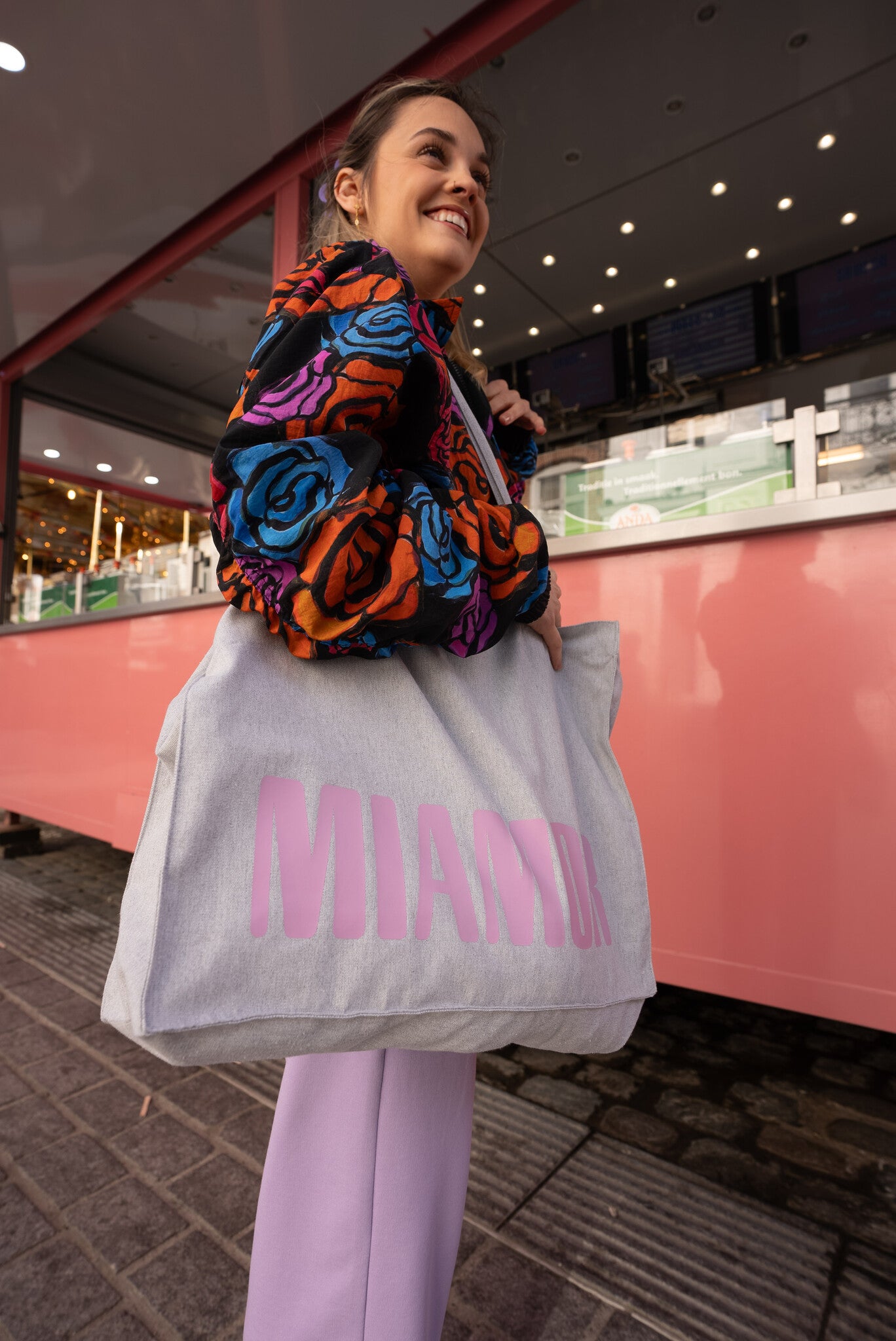 Miamor draagtas XL - grijs lila