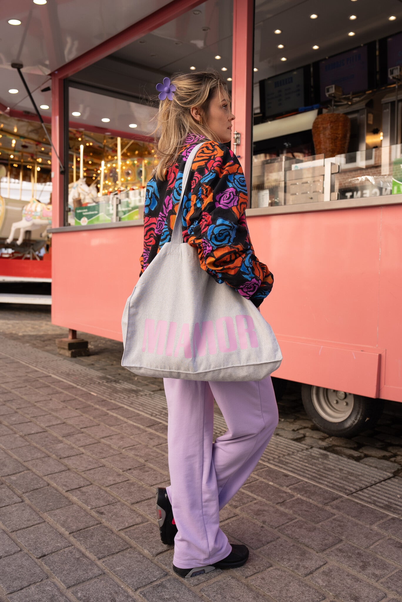 Miamor draagtas XL - grijs lila