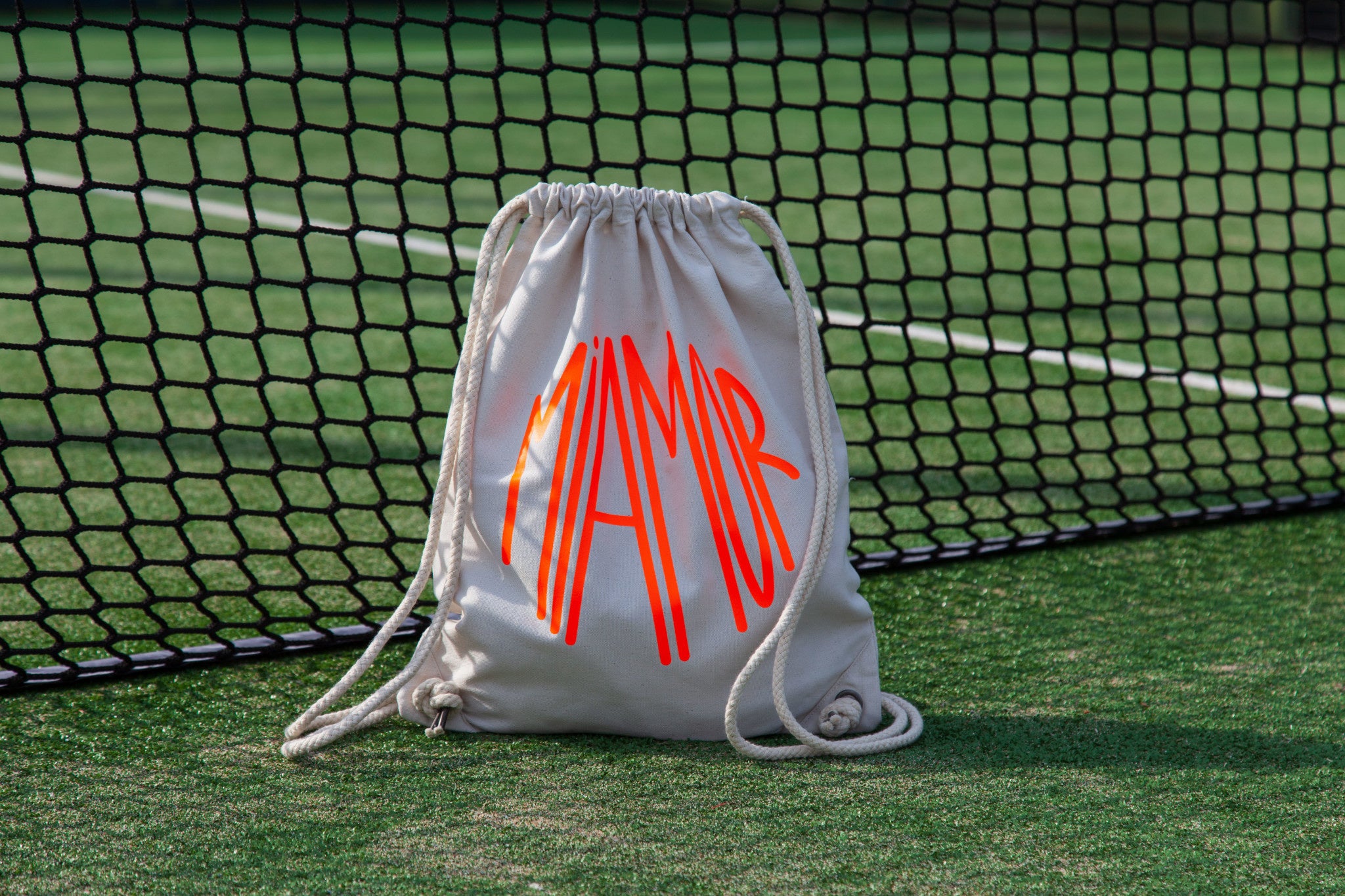 Miamor gym bag logo neon orange
