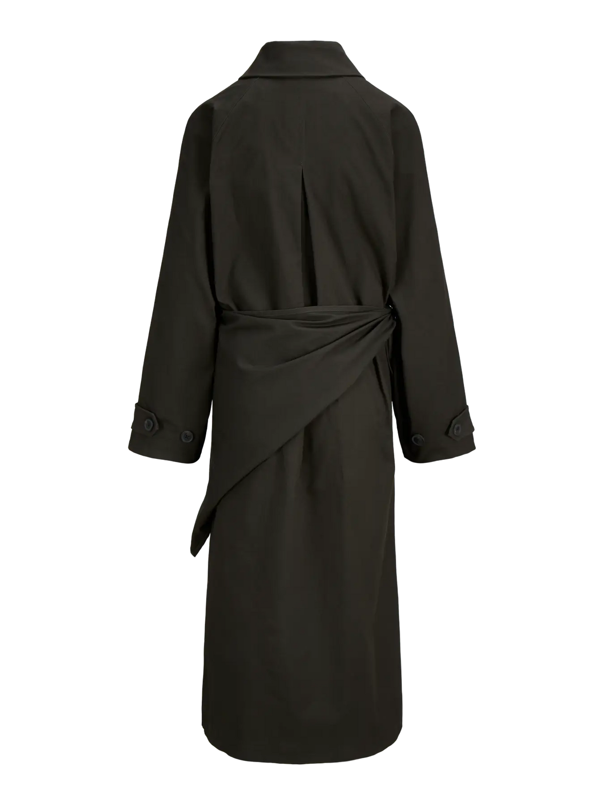 JXGIO SCARF COAT - OLIVE NIGHT
