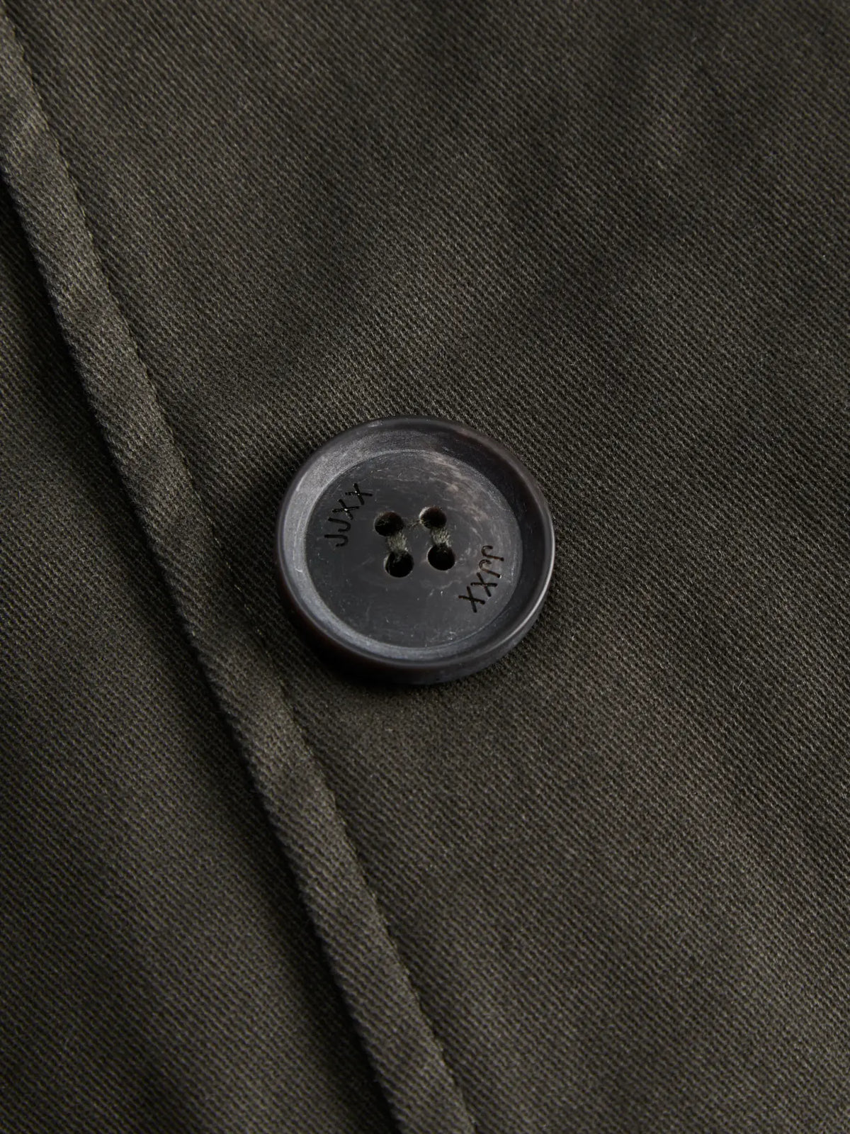 JXGIO SCARF COAT - OLIVE NIGHT