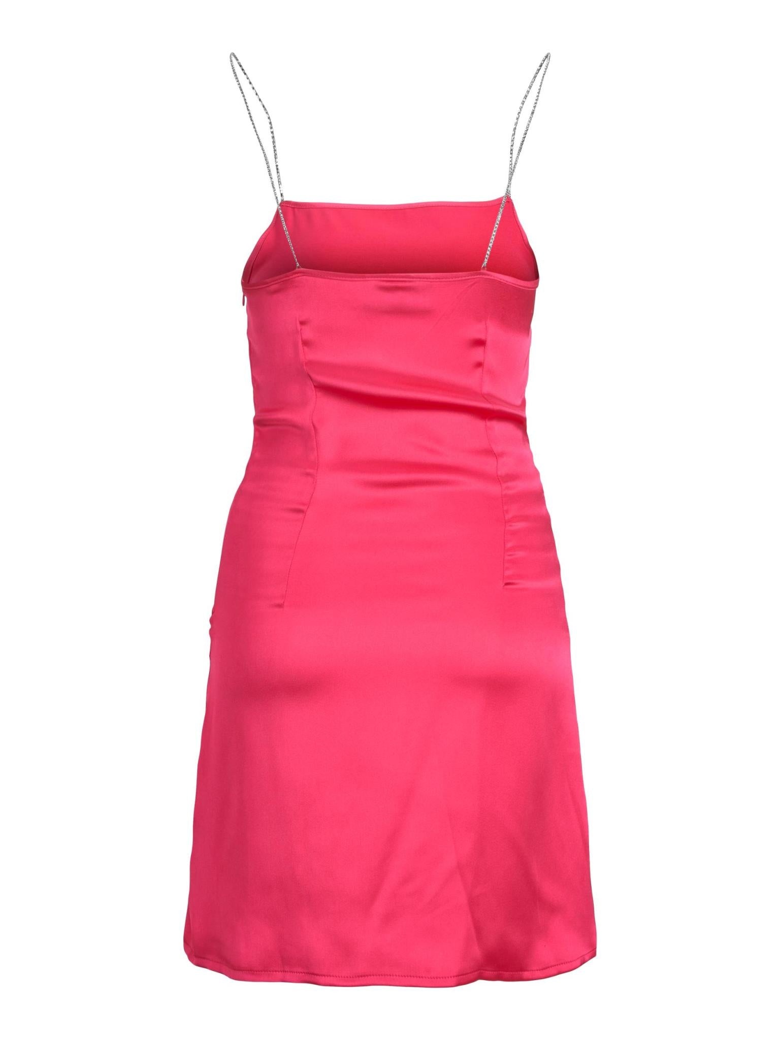 JXCRYSTAL STRAP DRESS - RASPBERRY SORBET