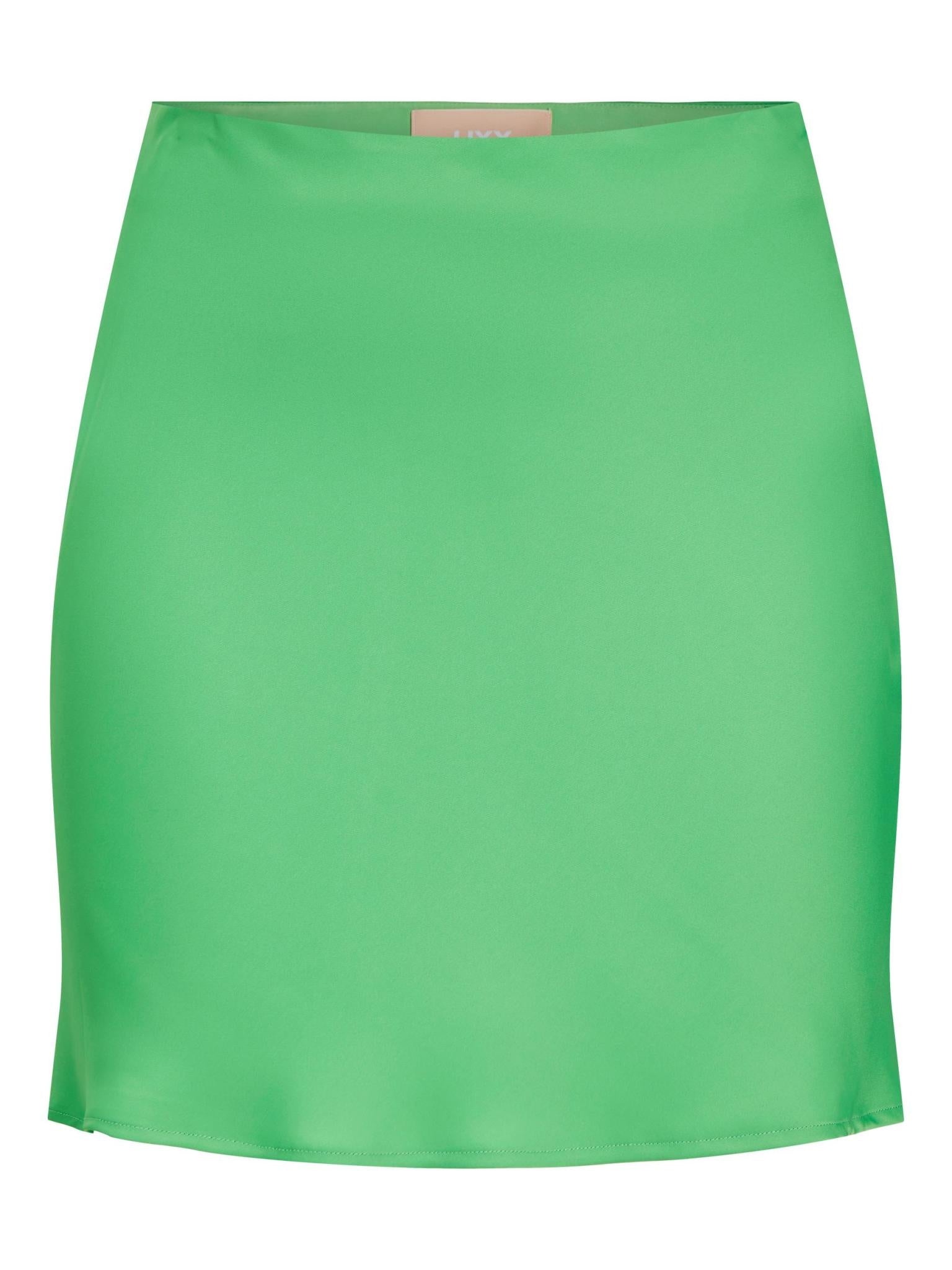 JXKIMMIE SHORT SATIN SKIRT - CLASSIC GREEN