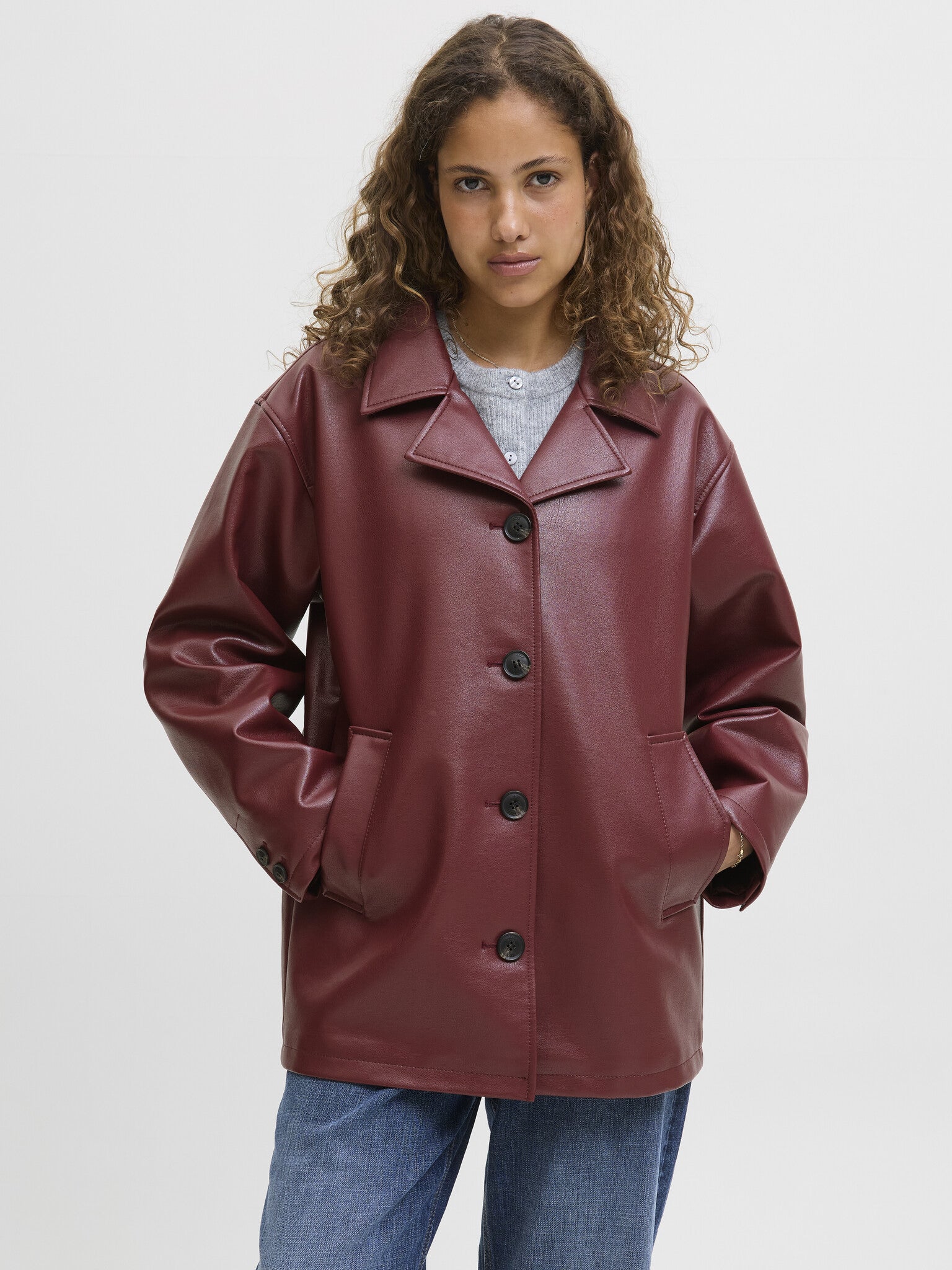 Veste mi-longue JXJACKIE - Cabernet